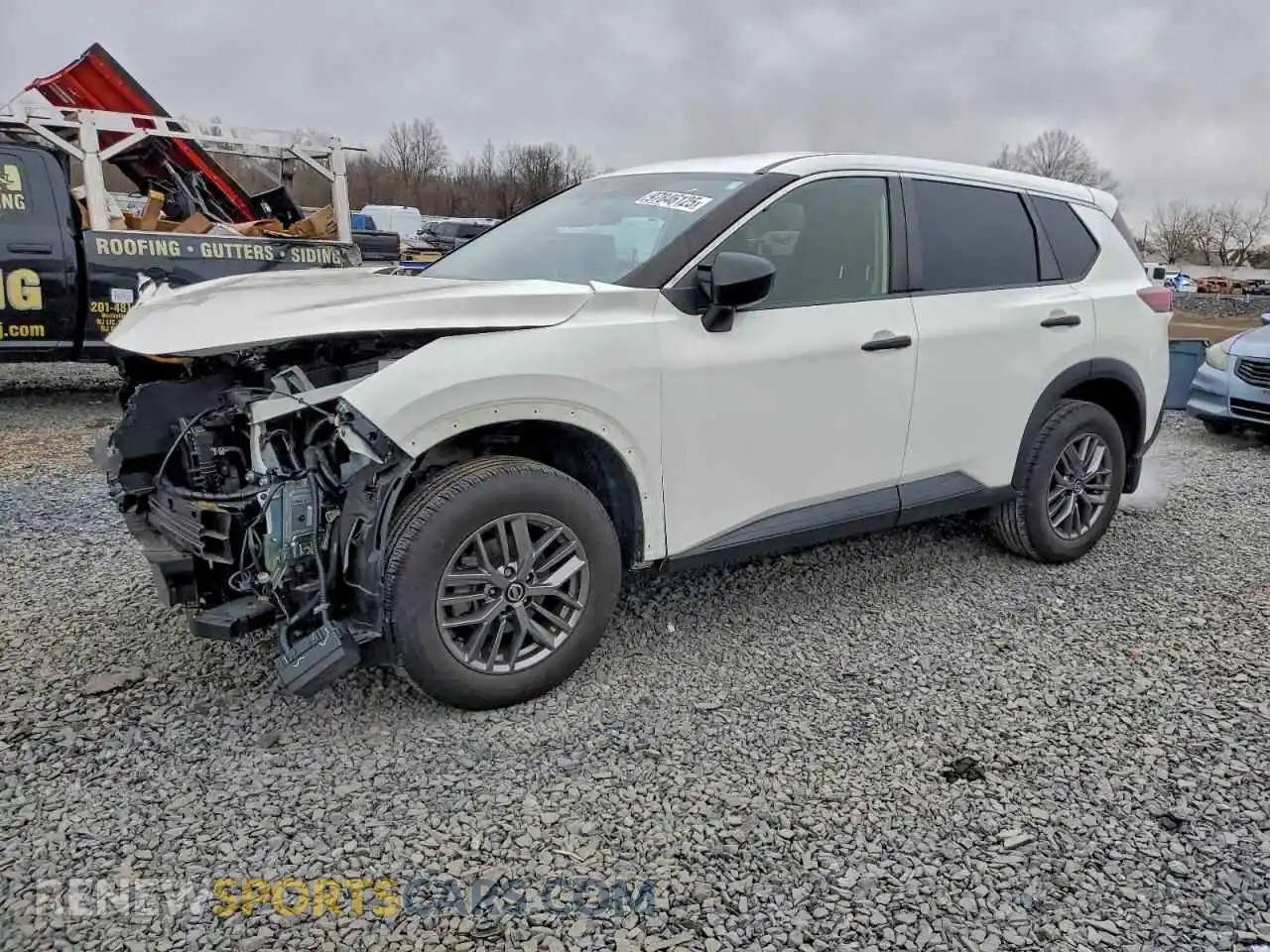 1 Photograph of a damaged car JN8AT3ABXMW221206 NISSAN ROGUE 2021