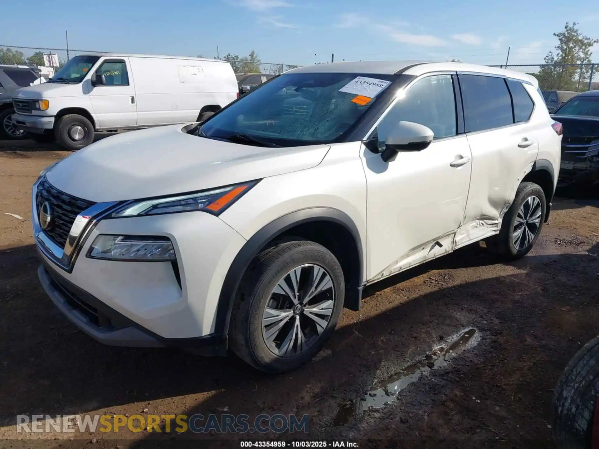2 Photograph of a damaged car JN8AT3BA0MW006875 NISSAN ROGUE 2021