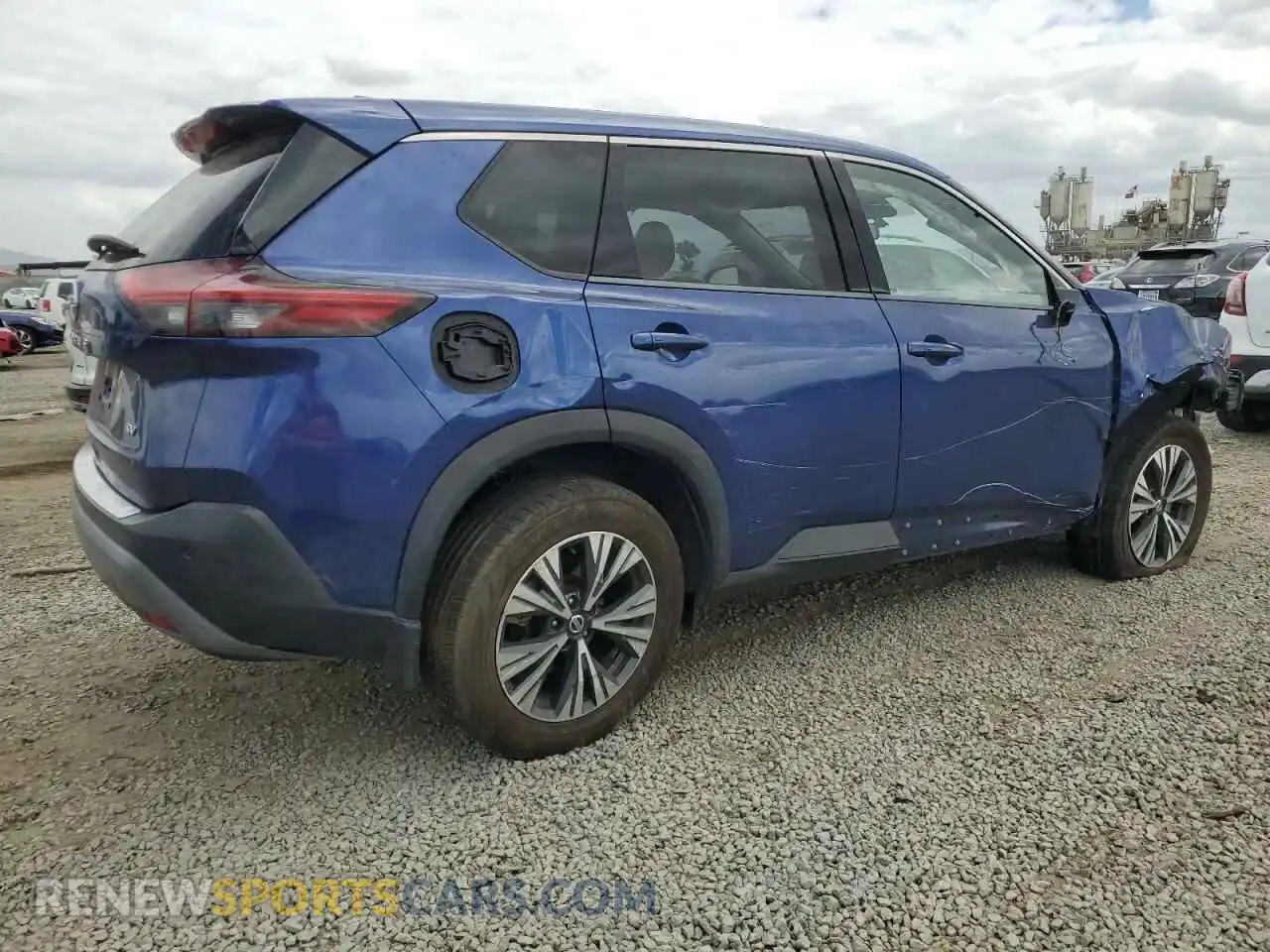 3 Photograph of a damaged car JN8AT3BA0MW007802 NISSAN ROGUE 2021