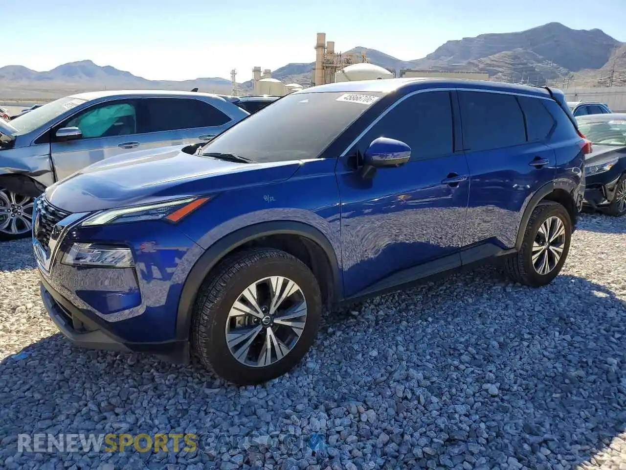 1 Photograph of a damaged car JN8AT3BA0MW008321 NISSAN ROGUE 2021