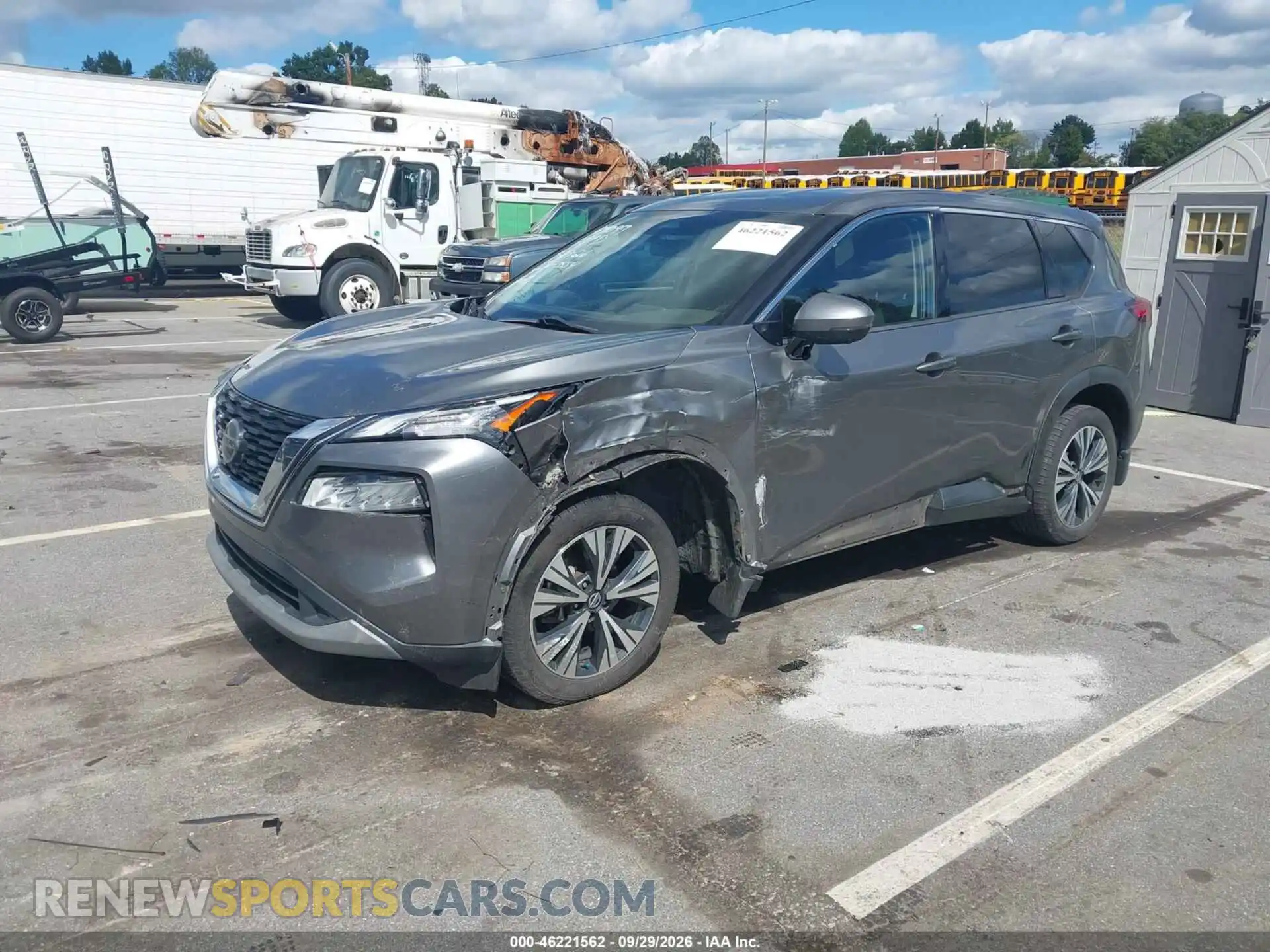 2 Photograph of a damaged car JN8AT3BA0MW010554 NISSAN ROGUE 2021