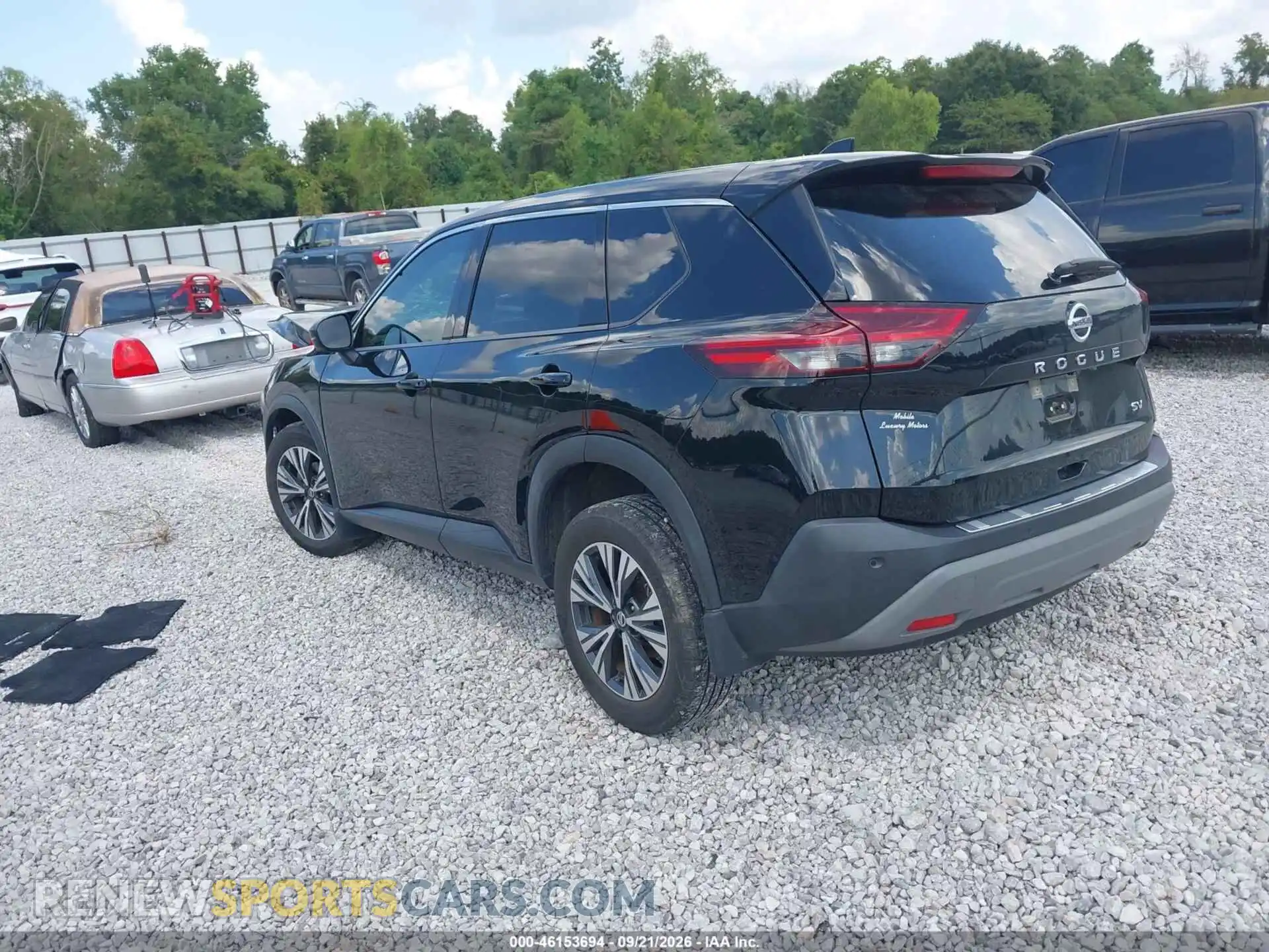 3 Photograph of a damaged car JN8AT3BA0MW012241 NISSAN ROGUE 2021
