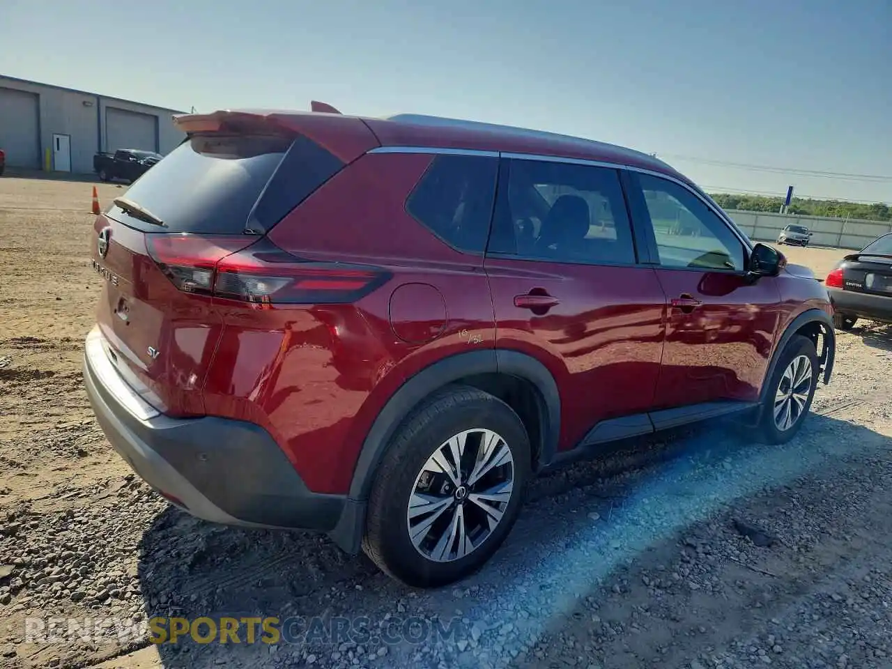3 Photograph of a damaged car JN8AT3BA0MW022879 NISSAN ROGUE 2021