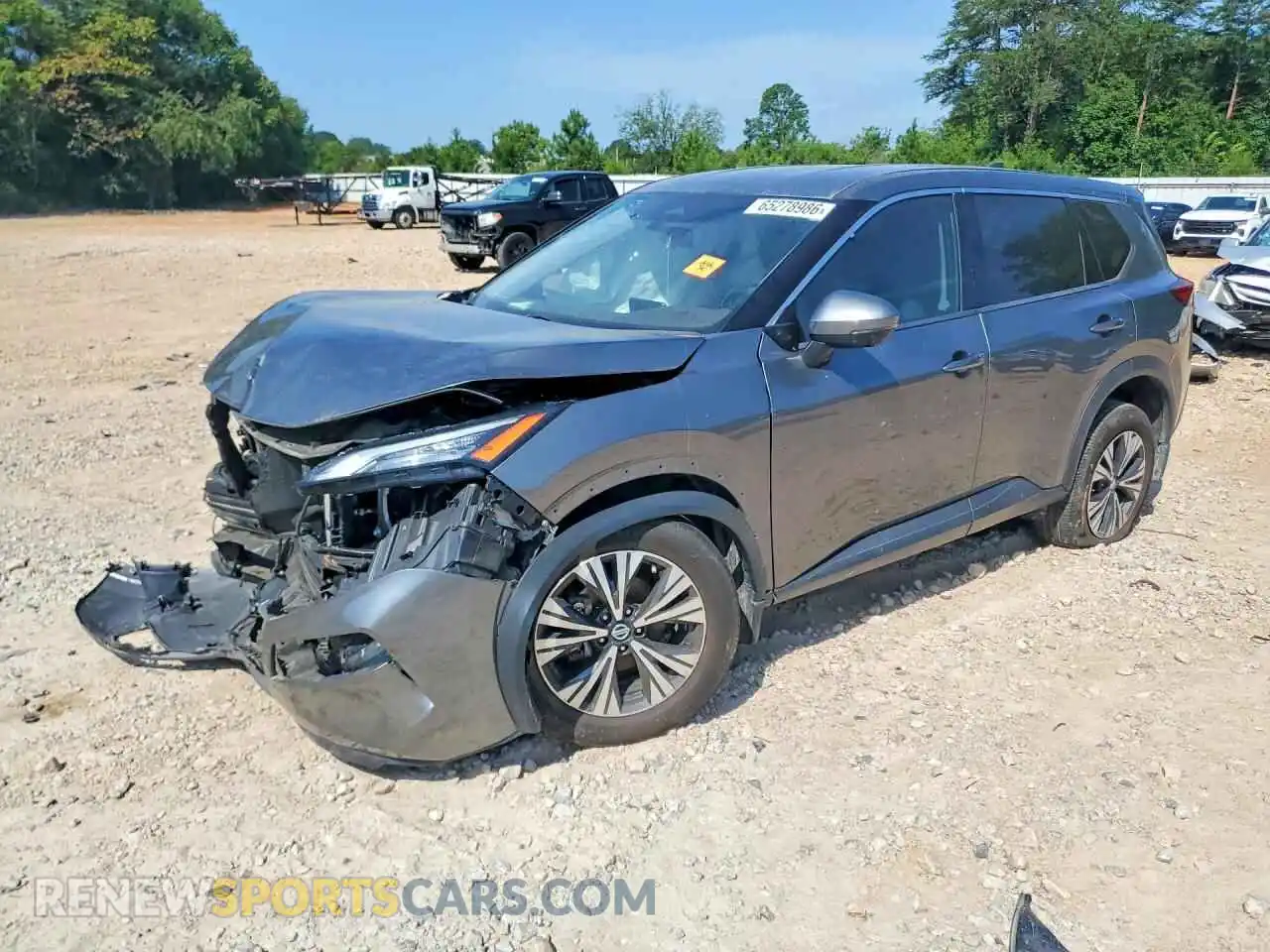 1 fotografías del automóvil dañado JN8AT3BA1MW016993 NISSAN ROGUE 2021