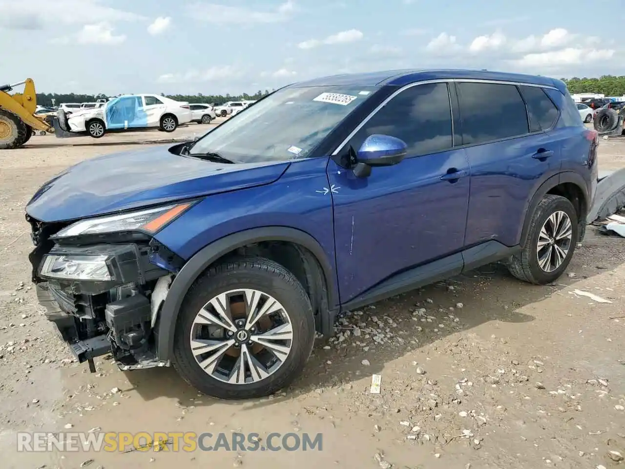 1 Photograph of a damaged car JN8AT3BA1MW017528 NISSAN ROGUE 2021