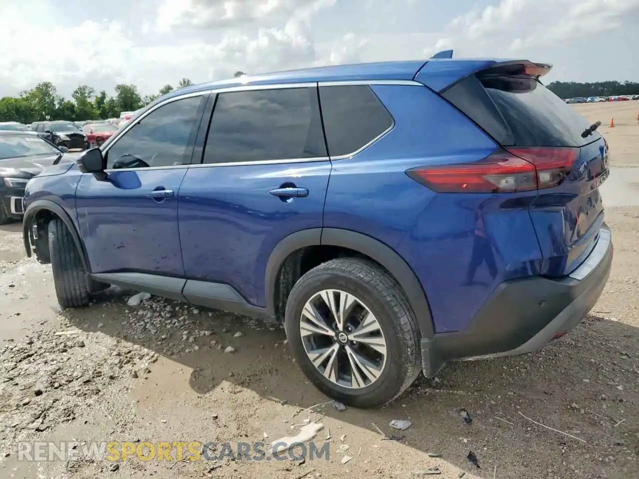 2 Photograph of a damaged car JN8AT3BA1MW017528 NISSAN ROGUE 2021