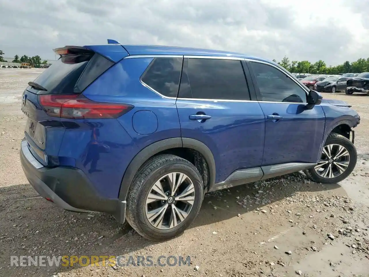 3 Photograph of a damaged car JN8AT3BA1MW017528 NISSAN ROGUE 2021