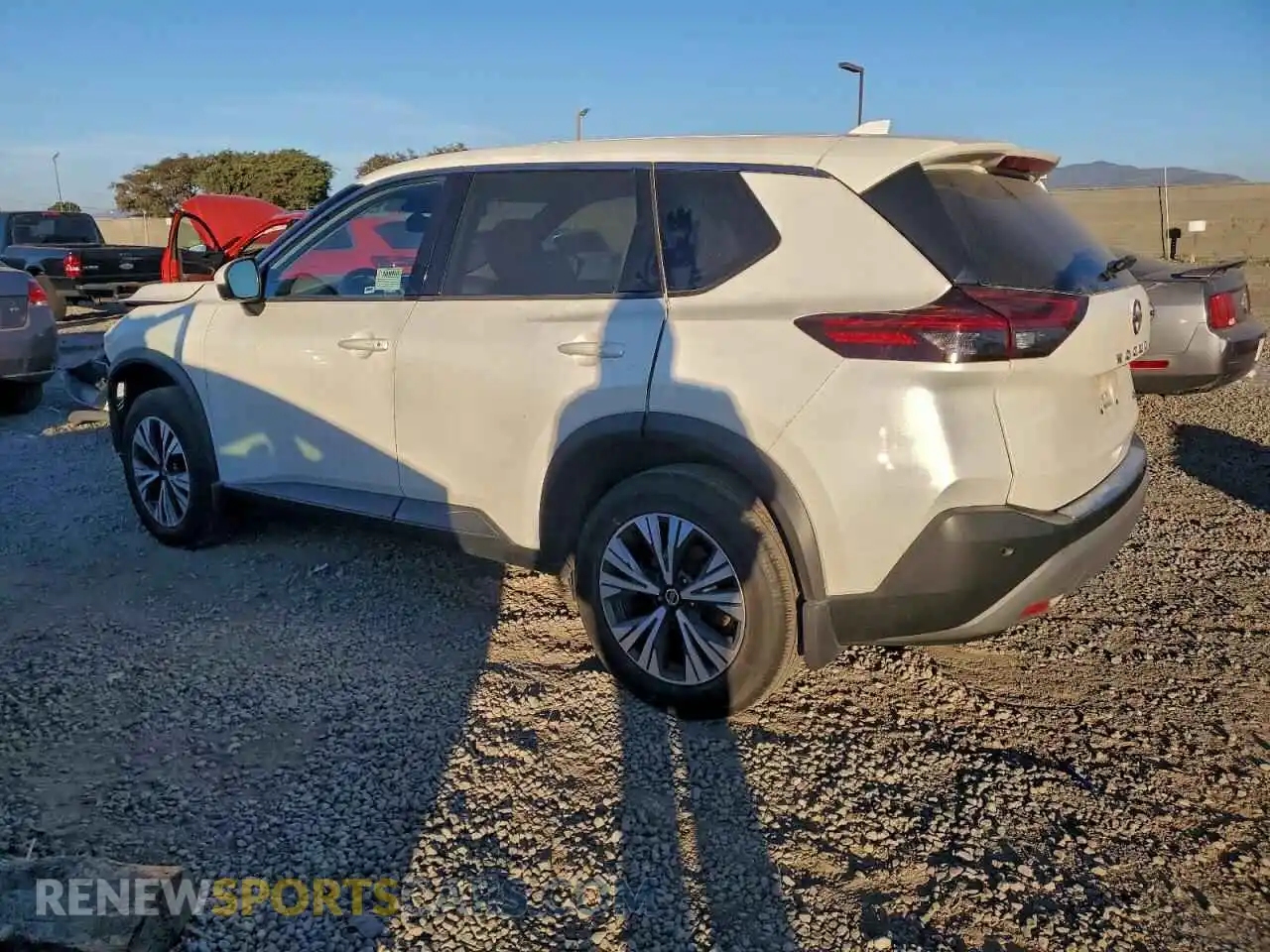 2 fotografías del automóvil dañado JN8AT3BA1MW025497 NISSAN ROGUE 2021