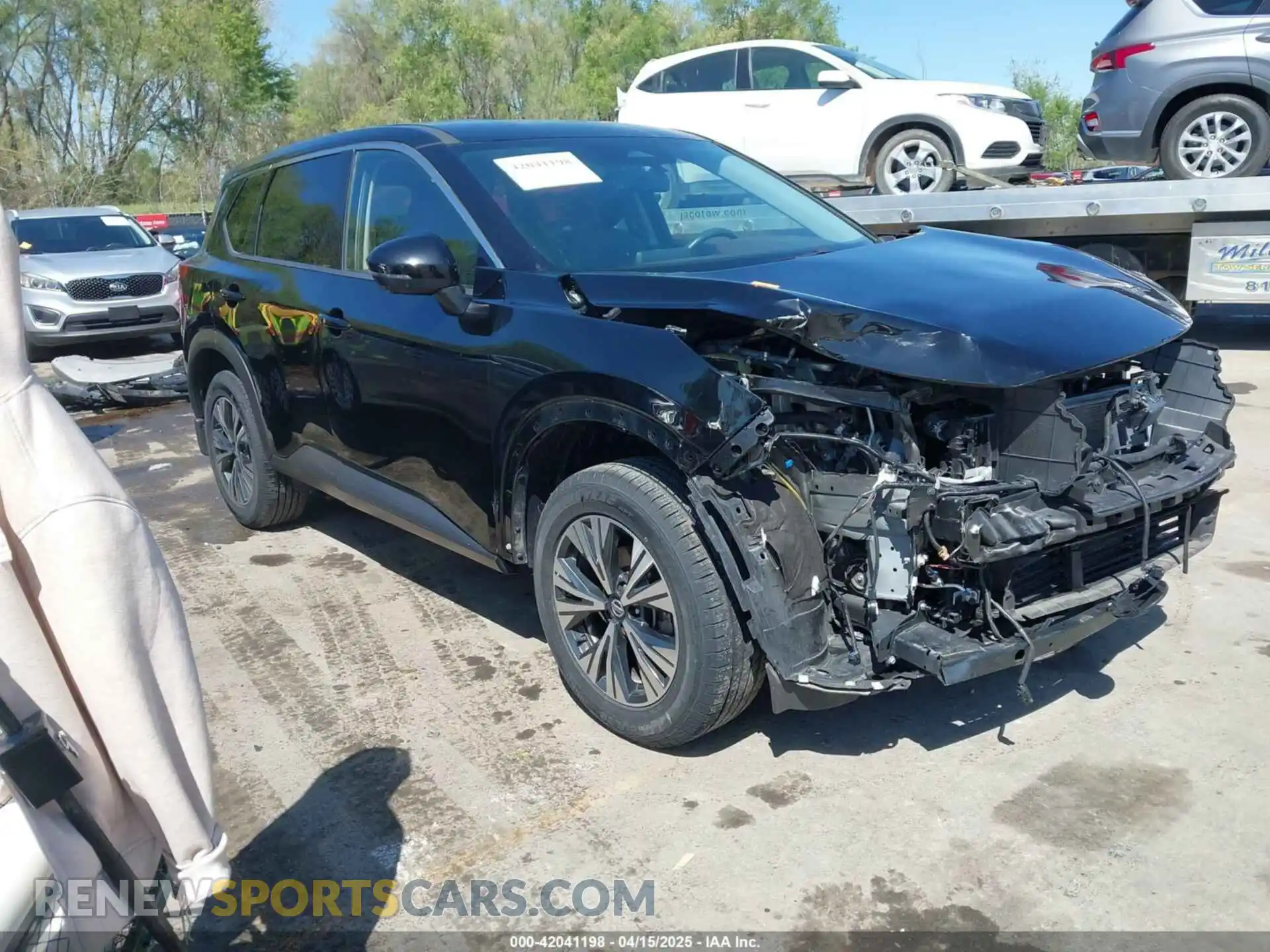 1 Photograph of a damaged car JN8AT3BA2MW000625 NISSAN ROGUE 2021