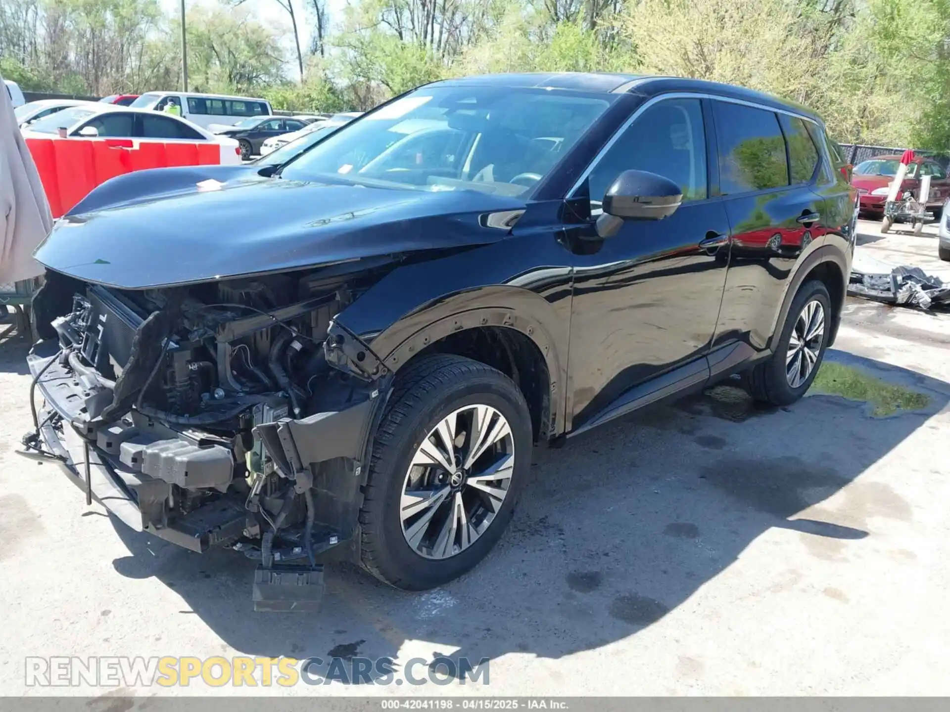 2 Photograph of a damaged car JN8AT3BA2MW000625 NISSAN ROGUE 2021