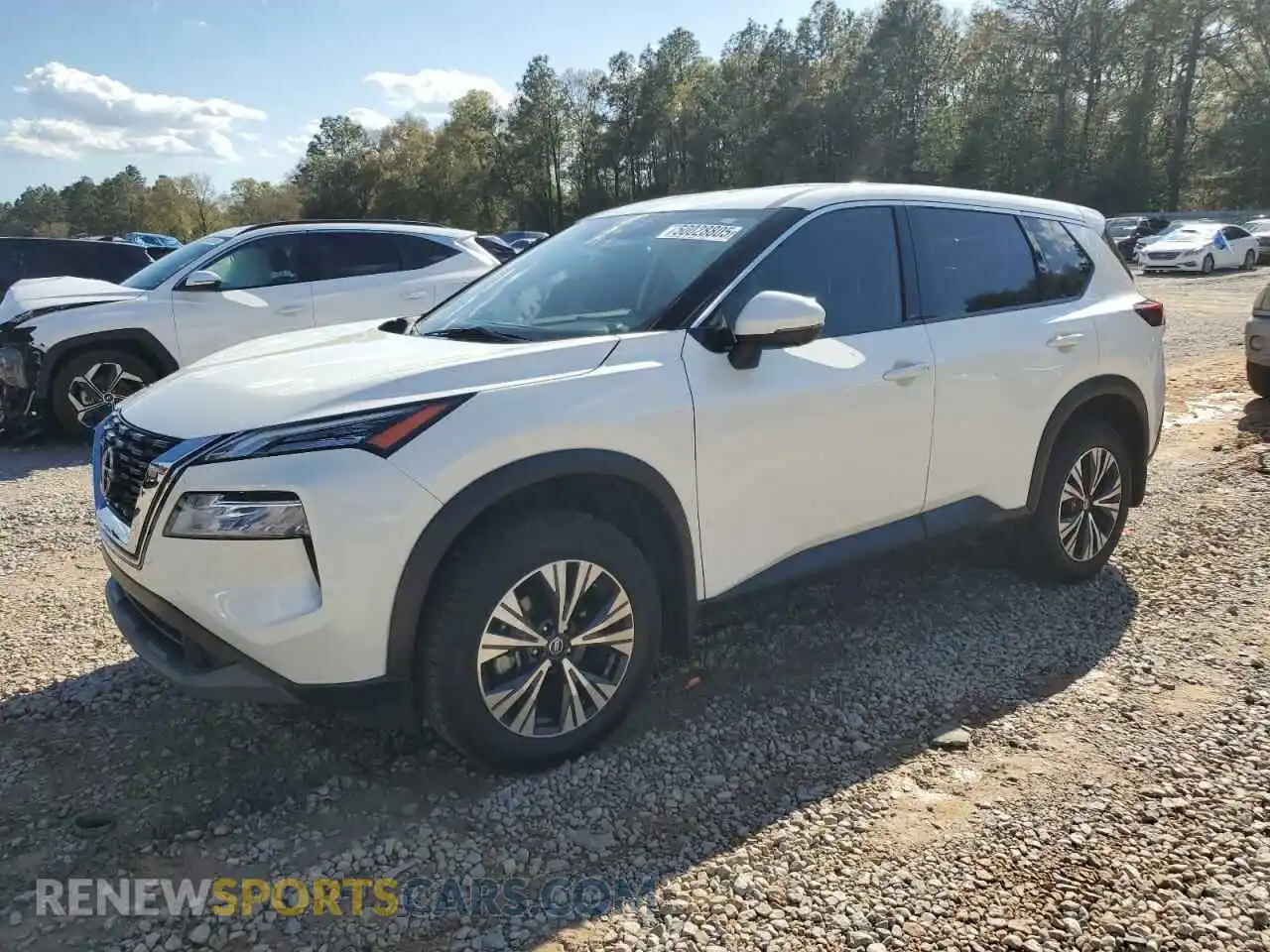 1 Photograph of a damaged car JN8AT3BA2MW006425 NISSAN ROGUE 2021