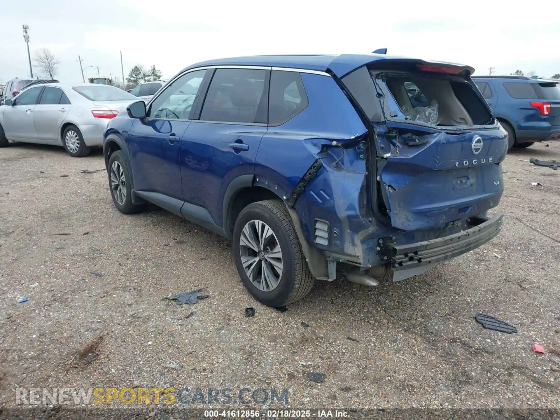 3 Photograph of a damaged car JN8AT3BA2MW006523 NISSAN ROGUE 2021