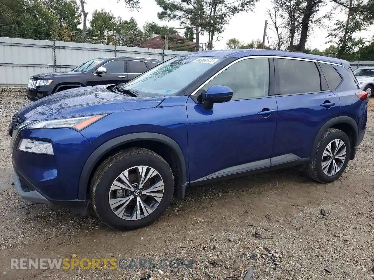 1 Photograph of a damaged car JN8AT3BA2MW007588 NISSAN ROGUE 2021