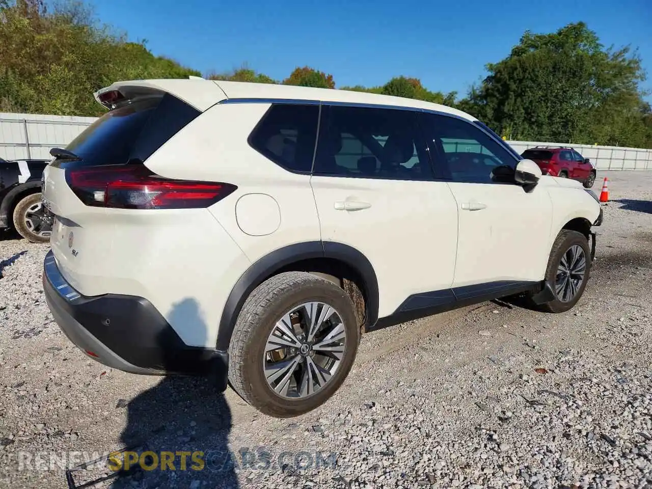 3 fotografías del automóvil dañado JN8AT3BA2MW008563 NISSAN ROGUE 2021