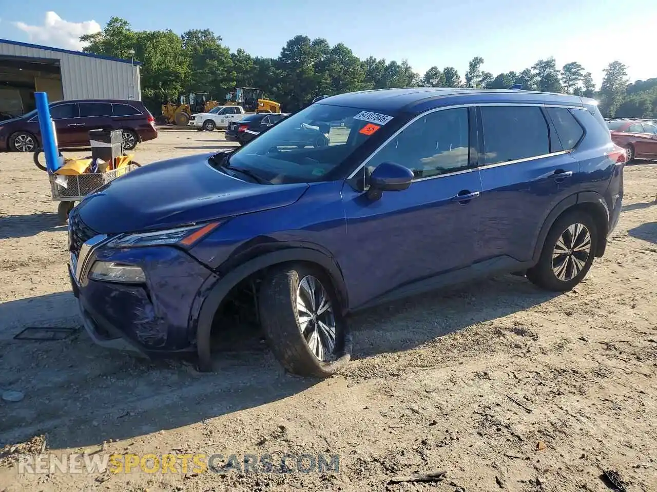 1 Фотография поврежденного автомобиля JN8AT3BA2MW010538 NISSAN ROGUE 2021
