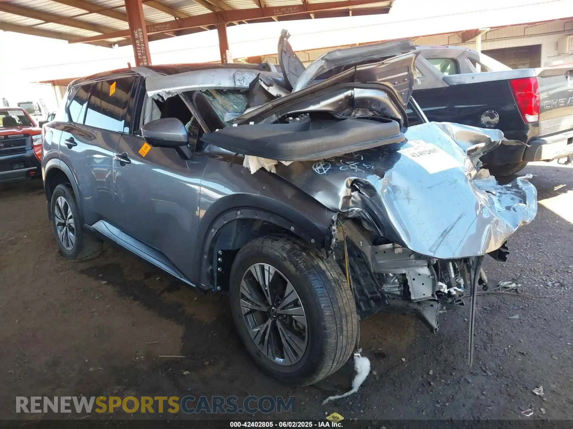 1 Photograph of a damaged car JN8AT3BA2MW018185 NISSAN ROGUE 2021