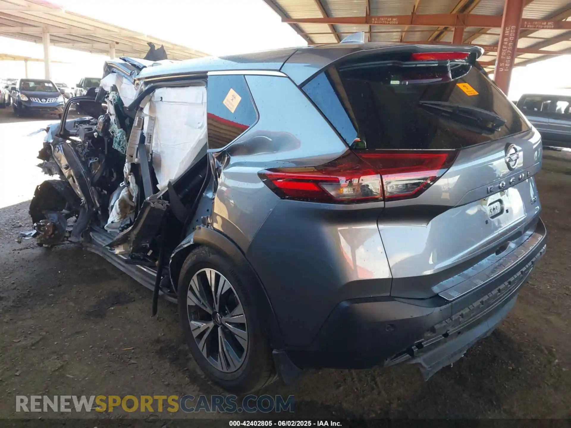 3 Photograph of a damaged car JN8AT3BA2MW018185 NISSAN ROGUE 2021