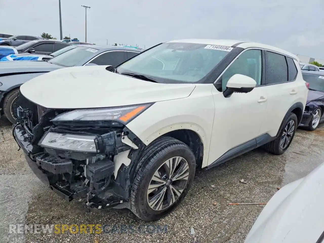 1 Фотография поврежденного автомобиля JN8AT3BA2MW023273 NISSAN ROGUE 2021