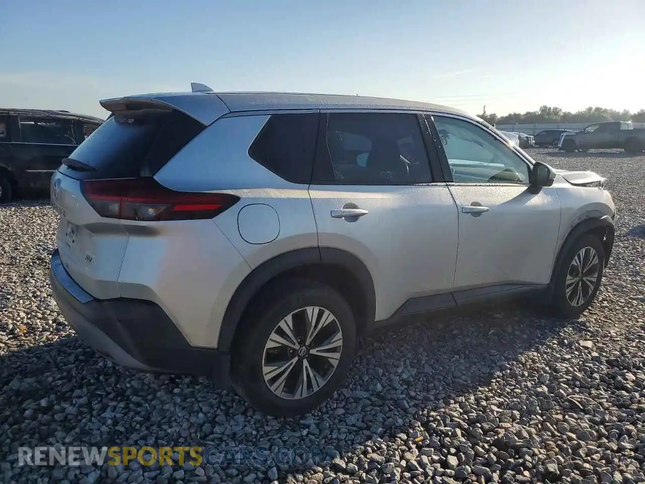 3 fotografías del automóvil dañado JN8AT3BA3MW000908 NISSAN ROGUE 2021