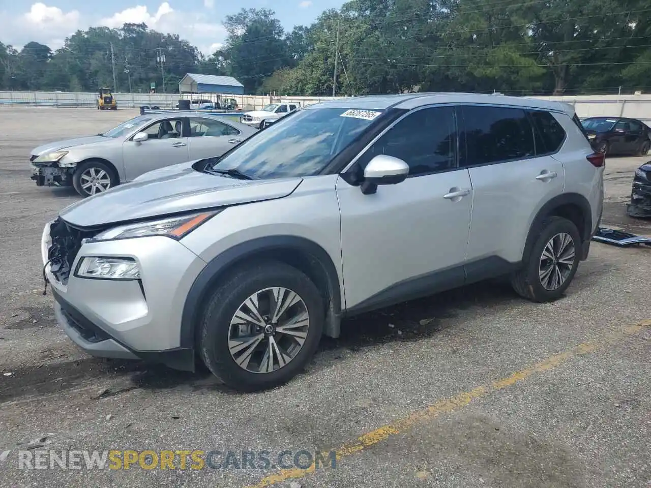 1 Photograph of a damaged car JN8AT3BA3MW000990 NISSAN ROGUE 2021