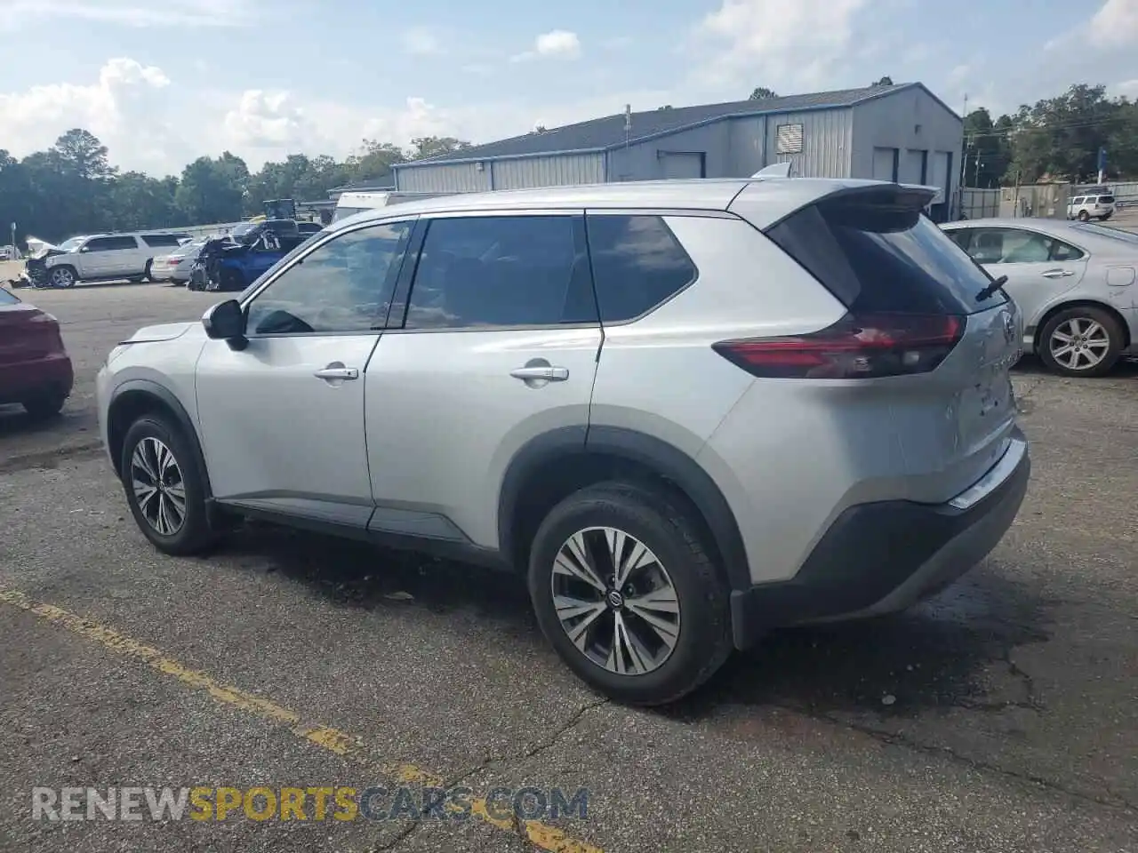 2 Photograph of a damaged car JN8AT3BA3MW000990 NISSAN ROGUE 2021