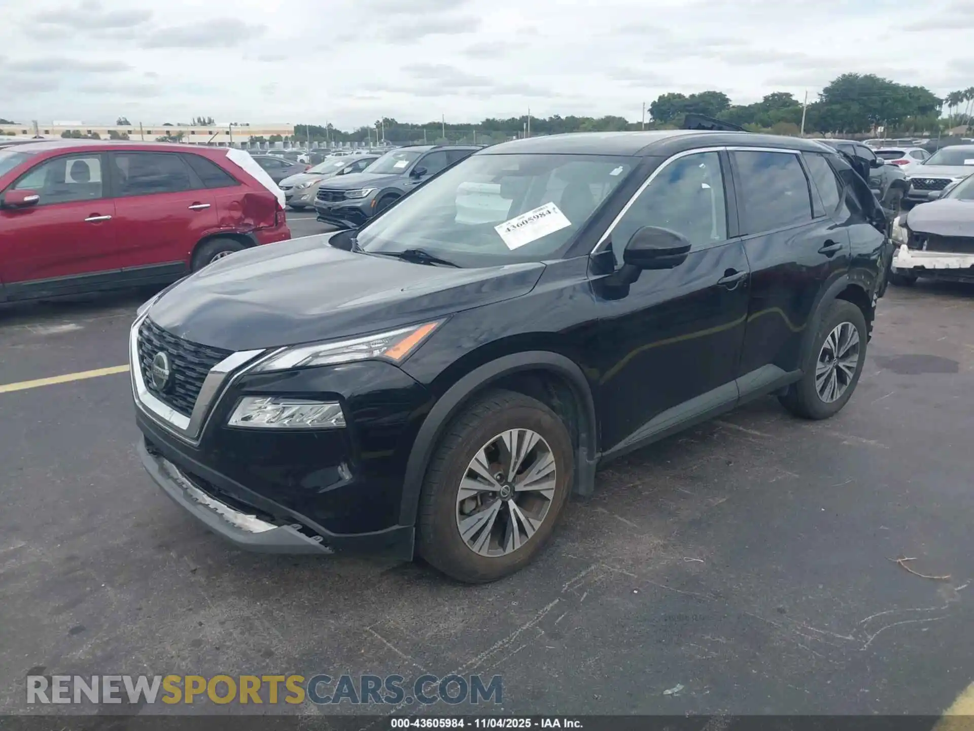 2 Photograph of a damaged car JN8AT3BA3MW002318 NISSAN ROGUE 2021