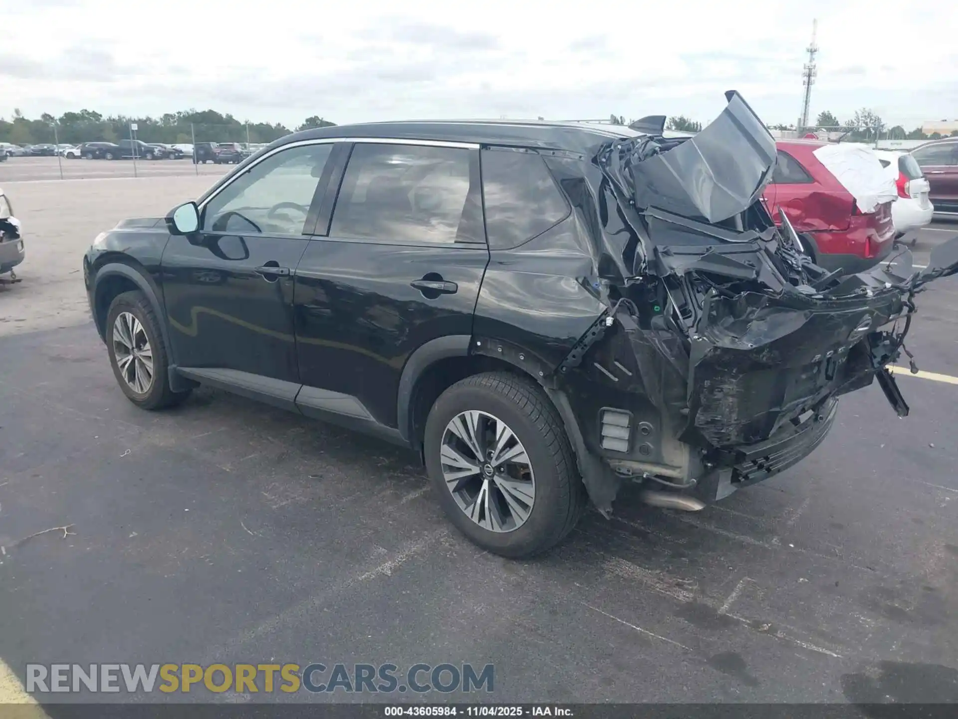 3 Photograph of a damaged car JN8AT3BA3MW002318 NISSAN ROGUE 2021