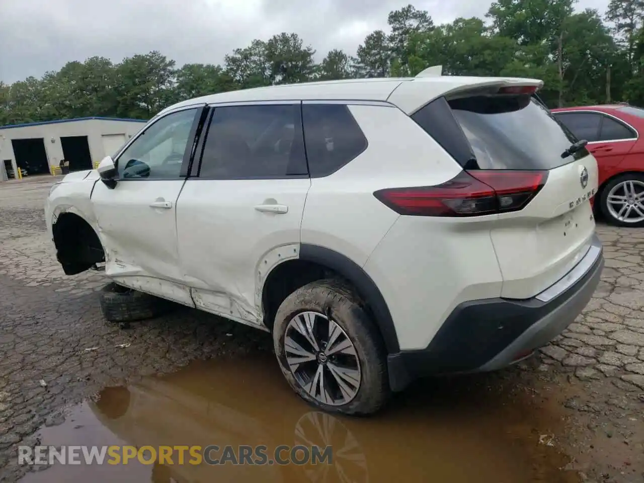 2 Photograph of a damaged car JN8AT3BA3MW011648 NISSAN ROGUE 2021