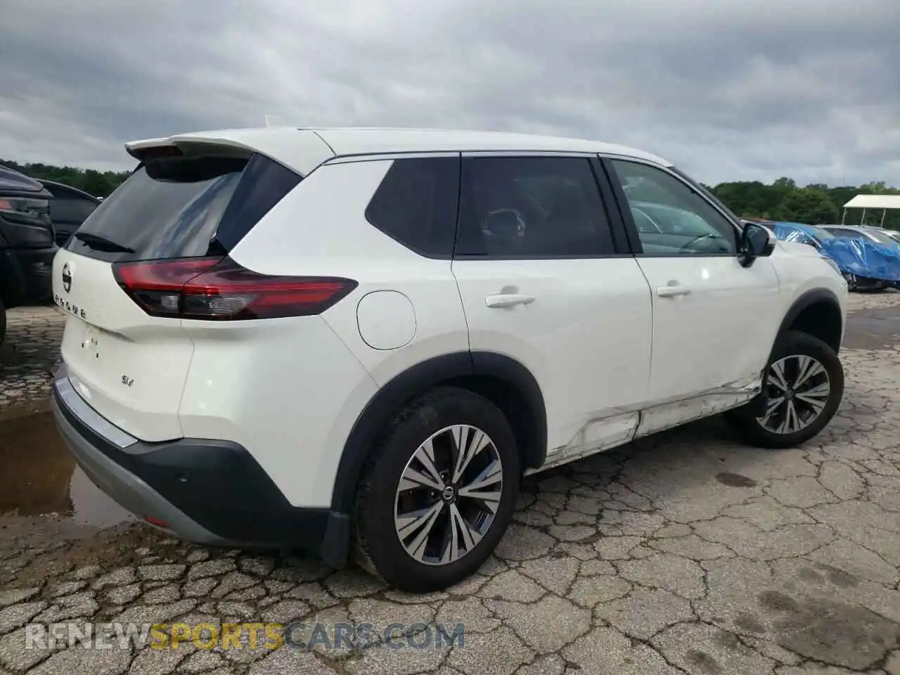 3 Photograph of a damaged car JN8AT3BA3MW011648 NISSAN ROGUE 2021