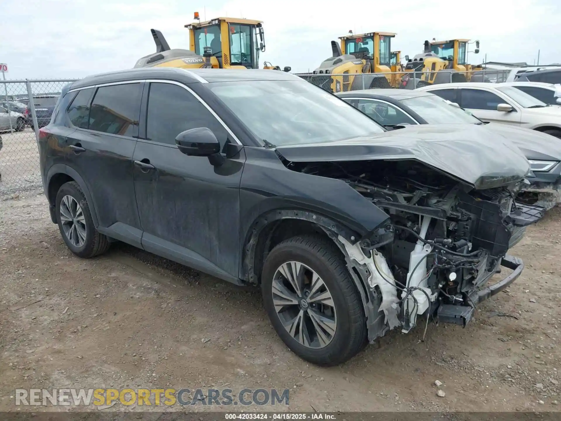 1 Photograph of a damaged car JN8AT3BA3MW016655 NISSAN ROGUE 2021