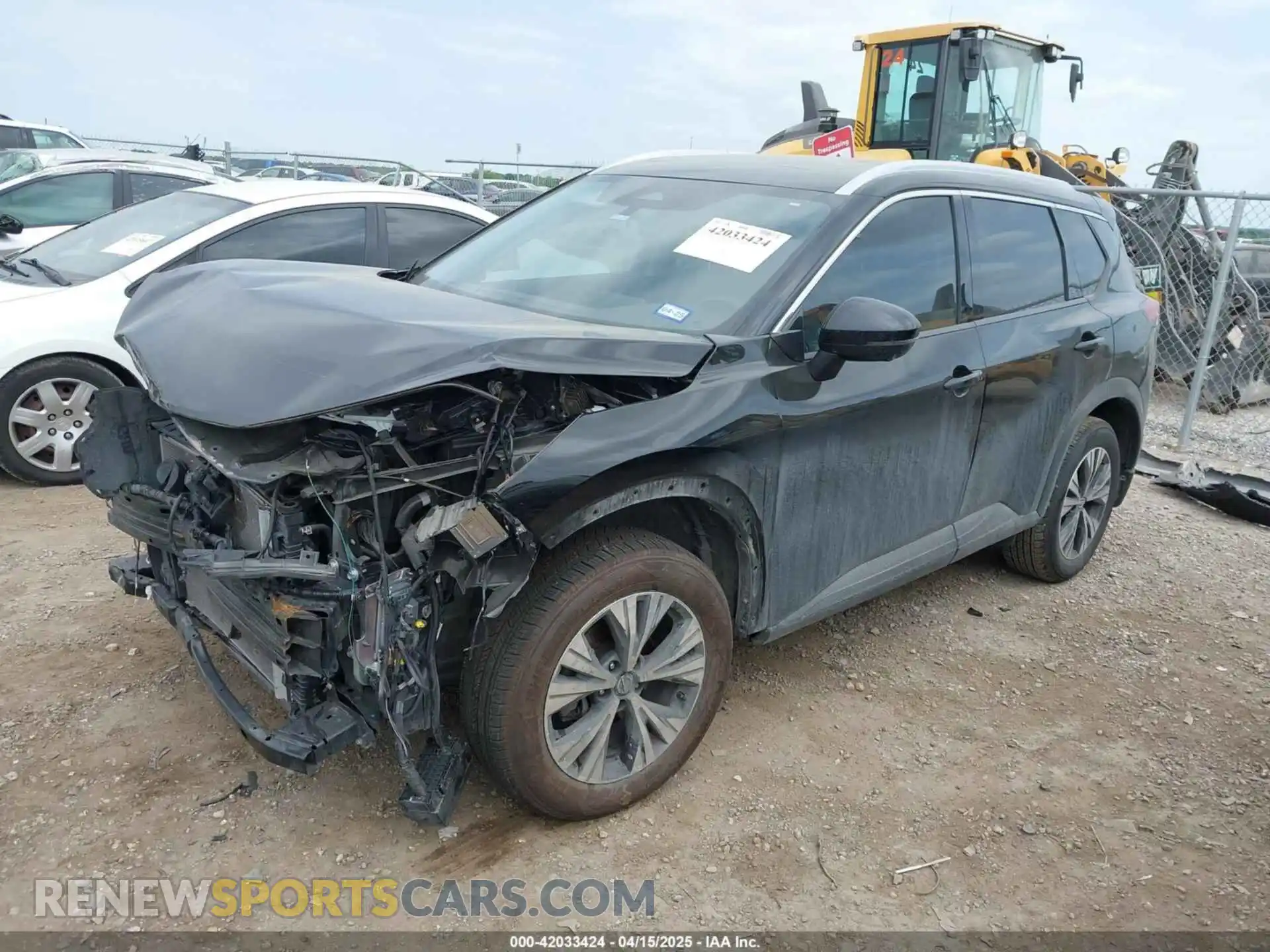 2 Photograph of a damaged car JN8AT3BA3MW016655 NISSAN ROGUE 2021
