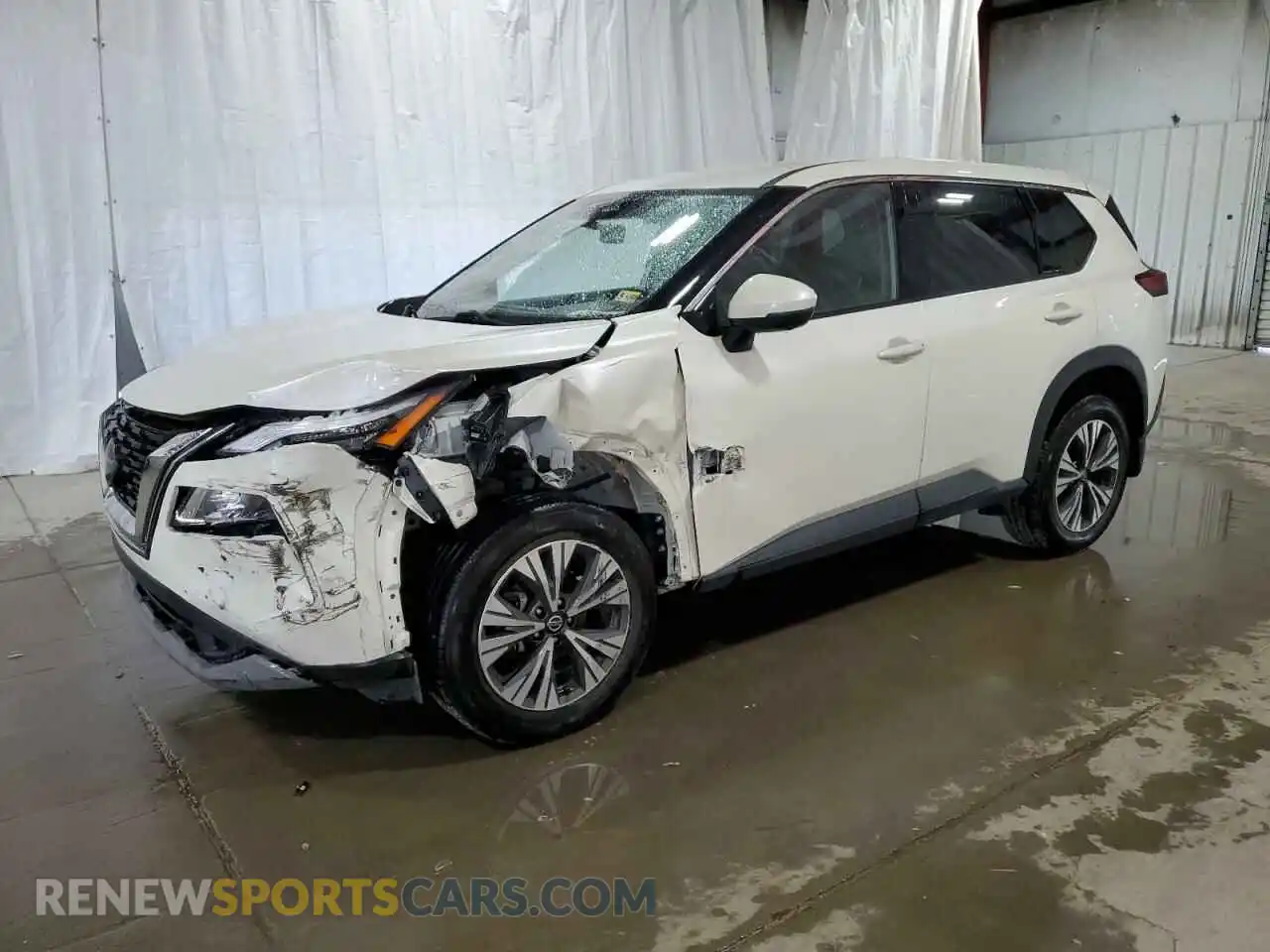 1 Photograph of a damaged car JN8AT3BA4MW007303 NISSAN ROGUE 2021