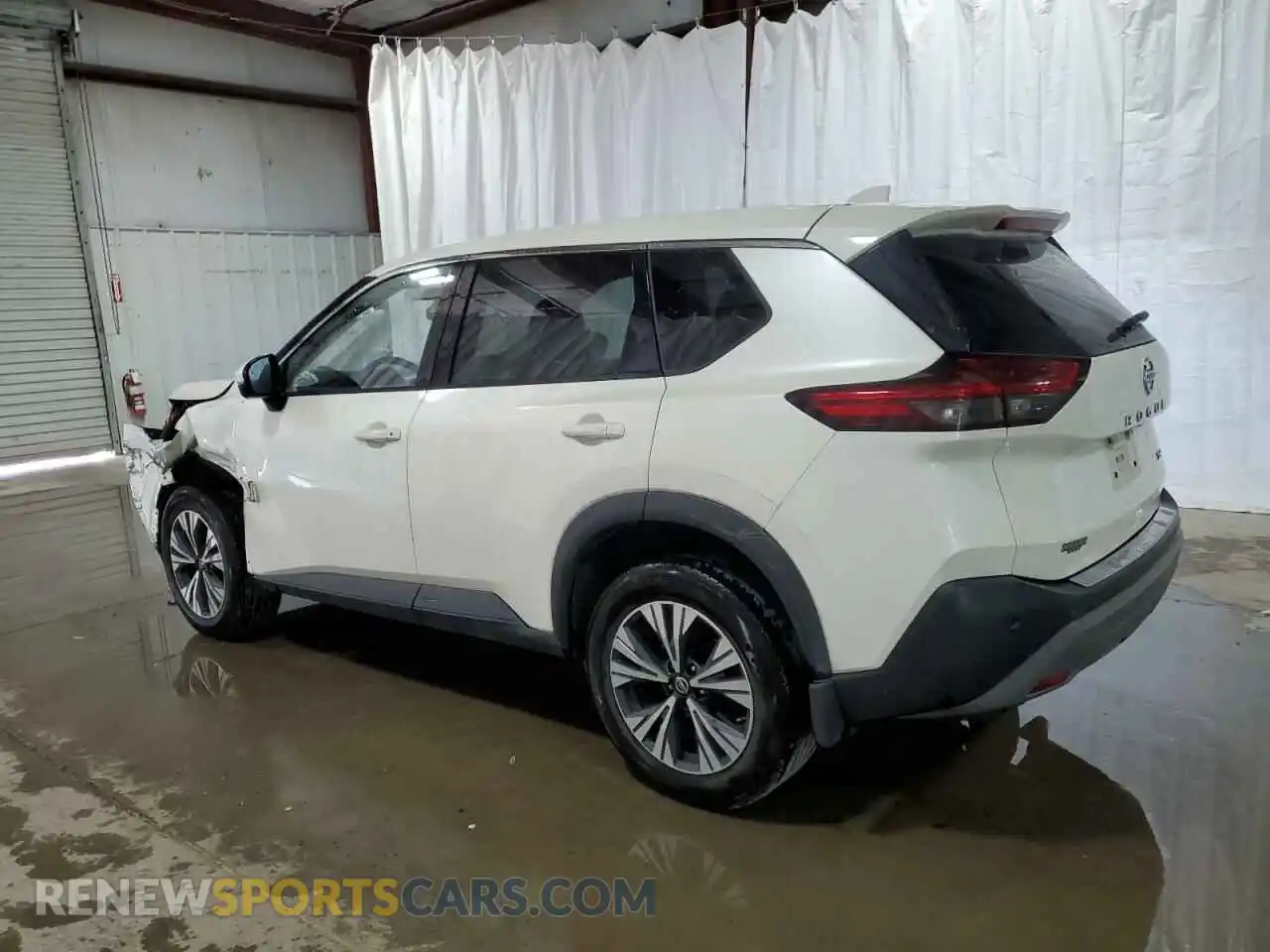 2 Photograph of a damaged car JN8AT3BA4MW007303 NISSAN ROGUE 2021