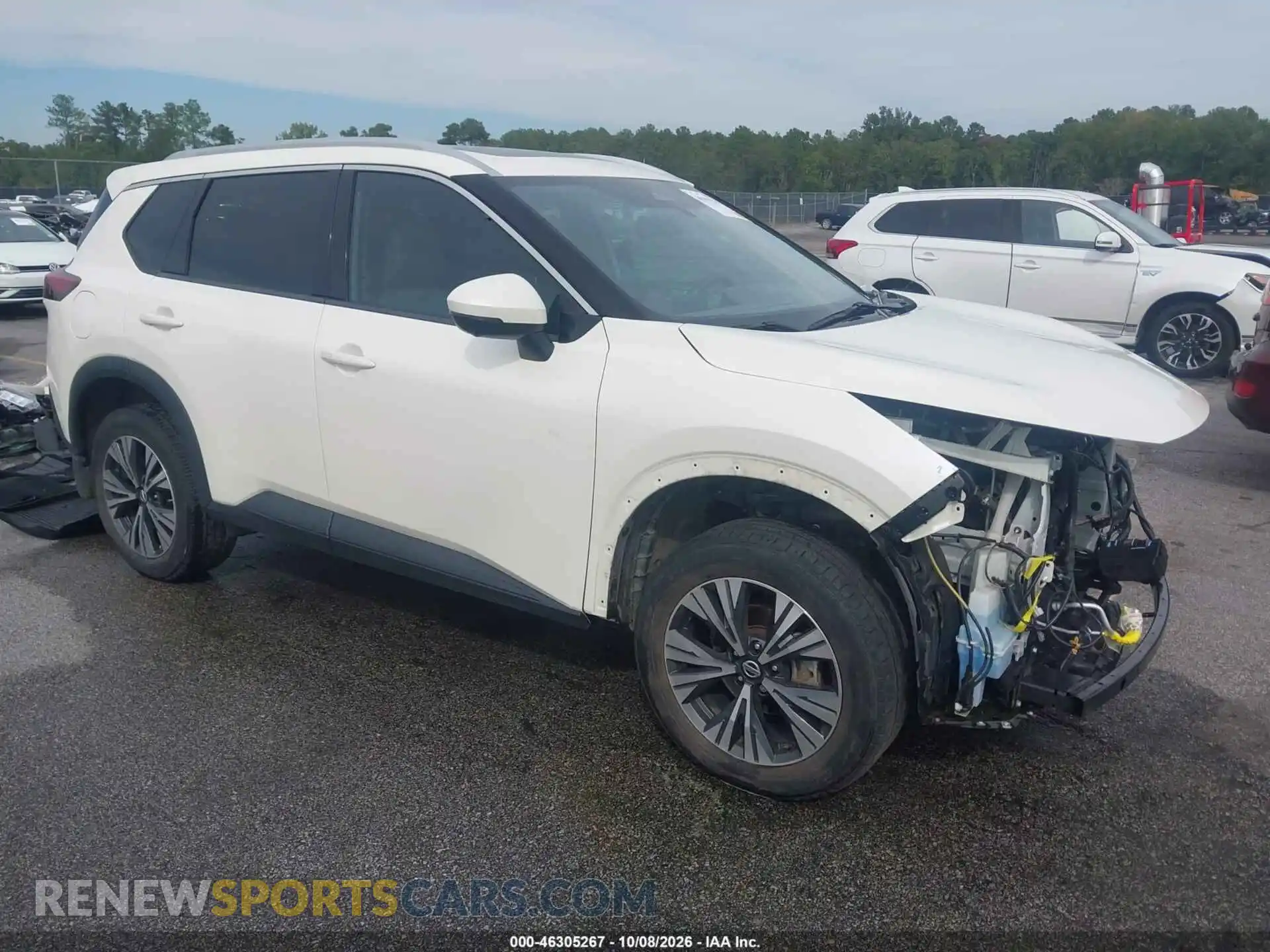 1 Photograph of a damaged car JN8AT3BA4MW013019 NISSAN ROGUE 2021