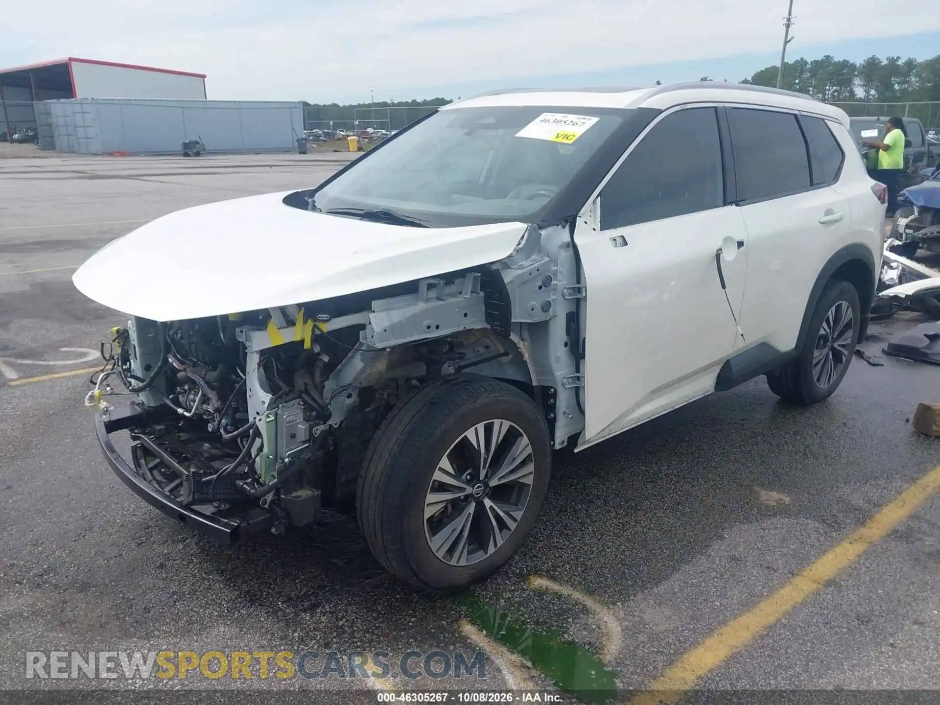 2 Photograph of a damaged car JN8AT3BA4MW013019 NISSAN ROGUE 2021