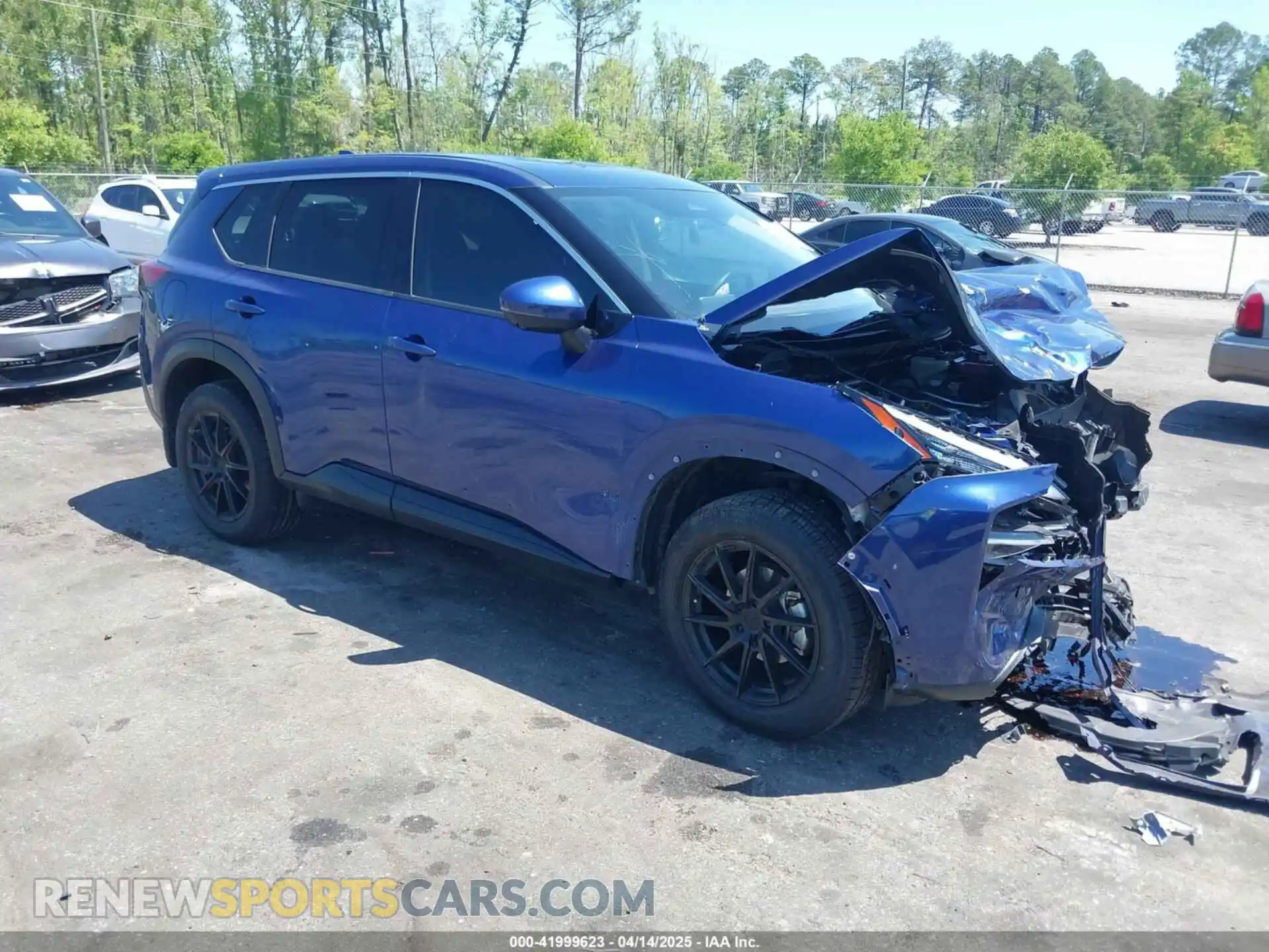 1 Photograph of a damaged car JN8AT3BA4MW015014 NISSAN ROGUE 2021
