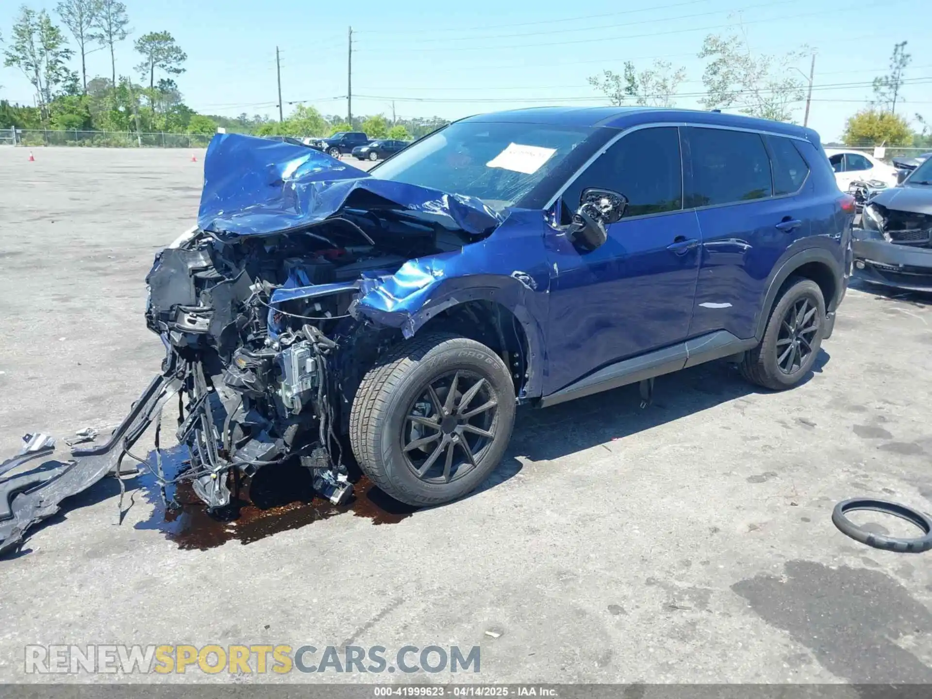 2 Photograph of a damaged car JN8AT3BA4MW015014 NISSAN ROGUE 2021