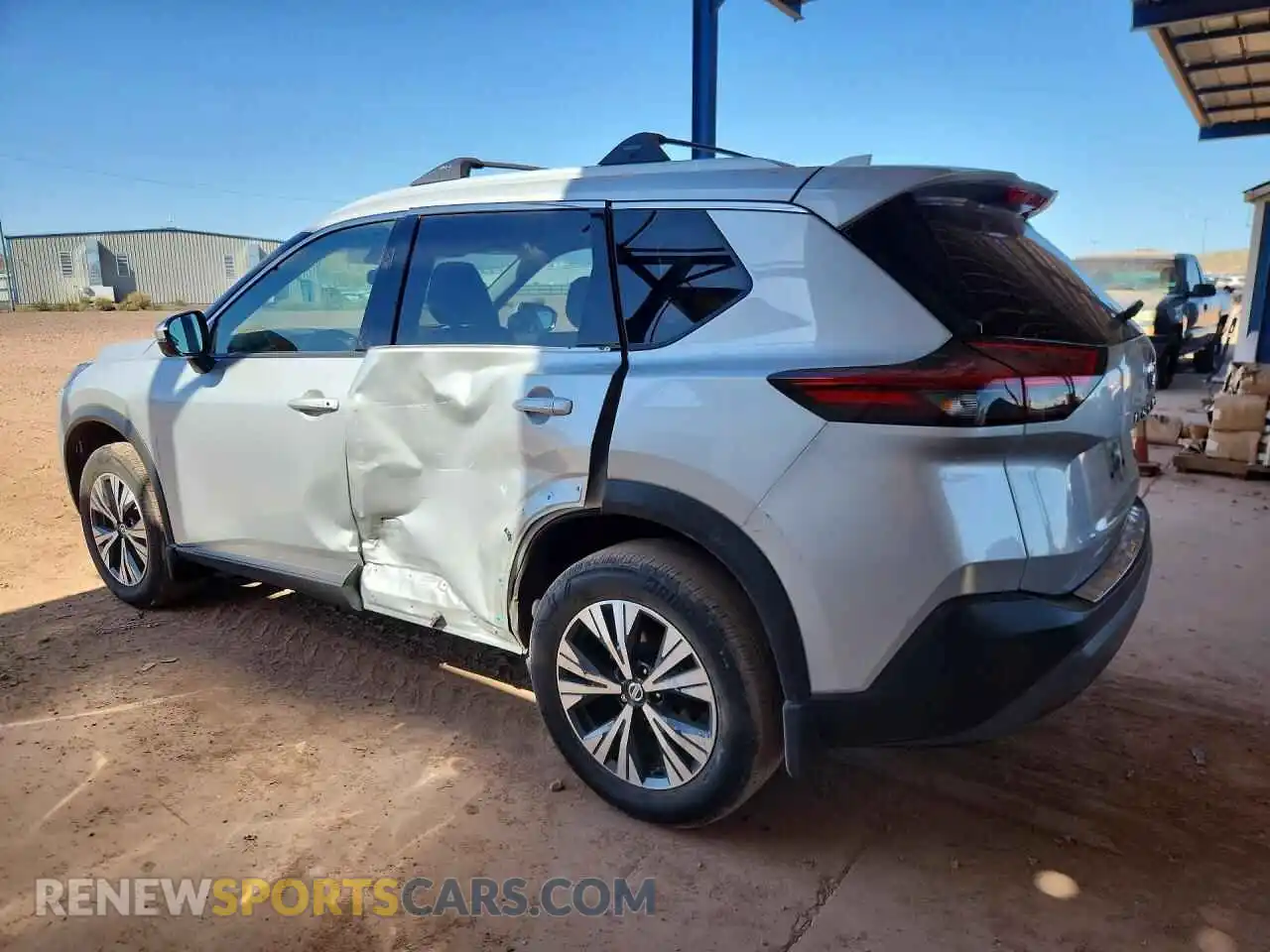 2 Photograph of a damaged car JN8AT3BA4MW017295 NISSAN ROGUE 2021