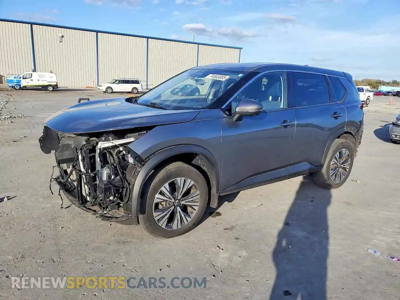 1 Photograph of a damaged car JN8AT3BA5MW002689 NISSAN ROGUE 2021