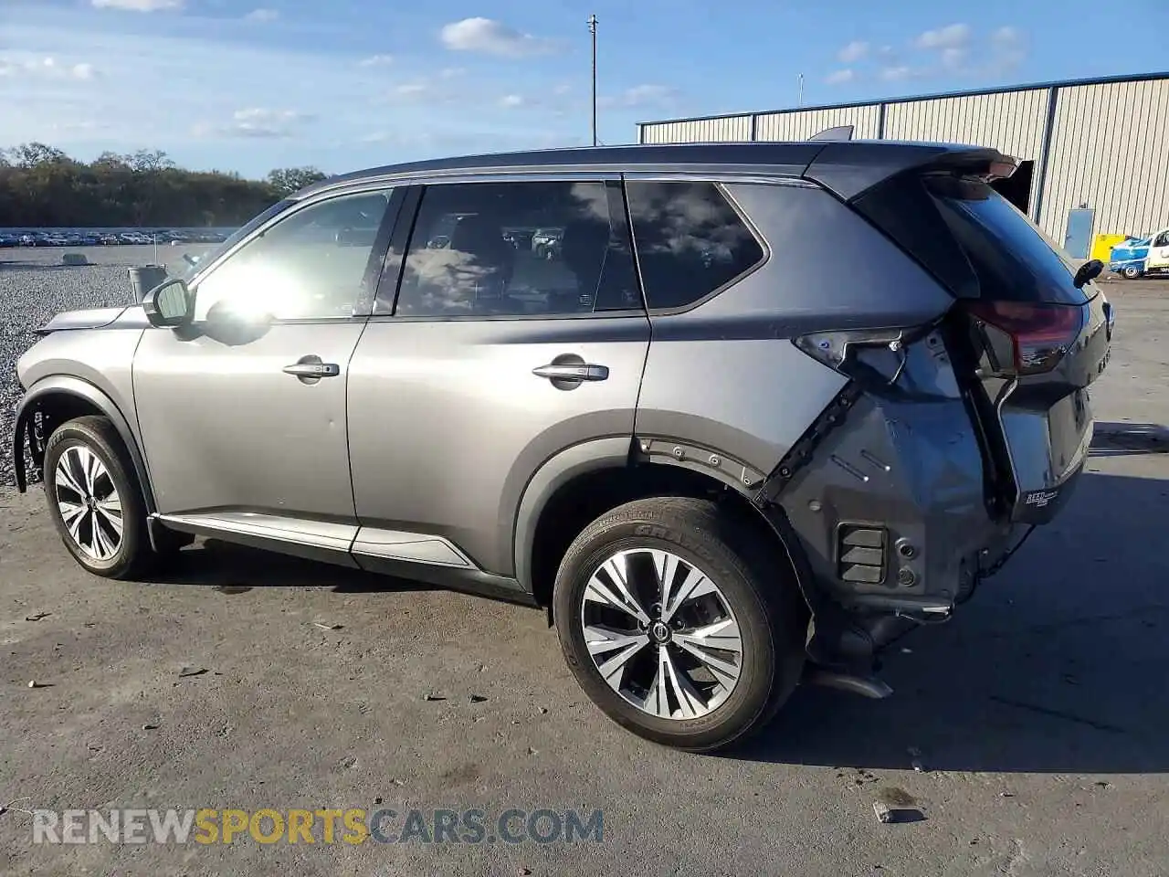 2 Photograph of a damaged car JN8AT3BA5MW002689 NISSAN ROGUE 2021