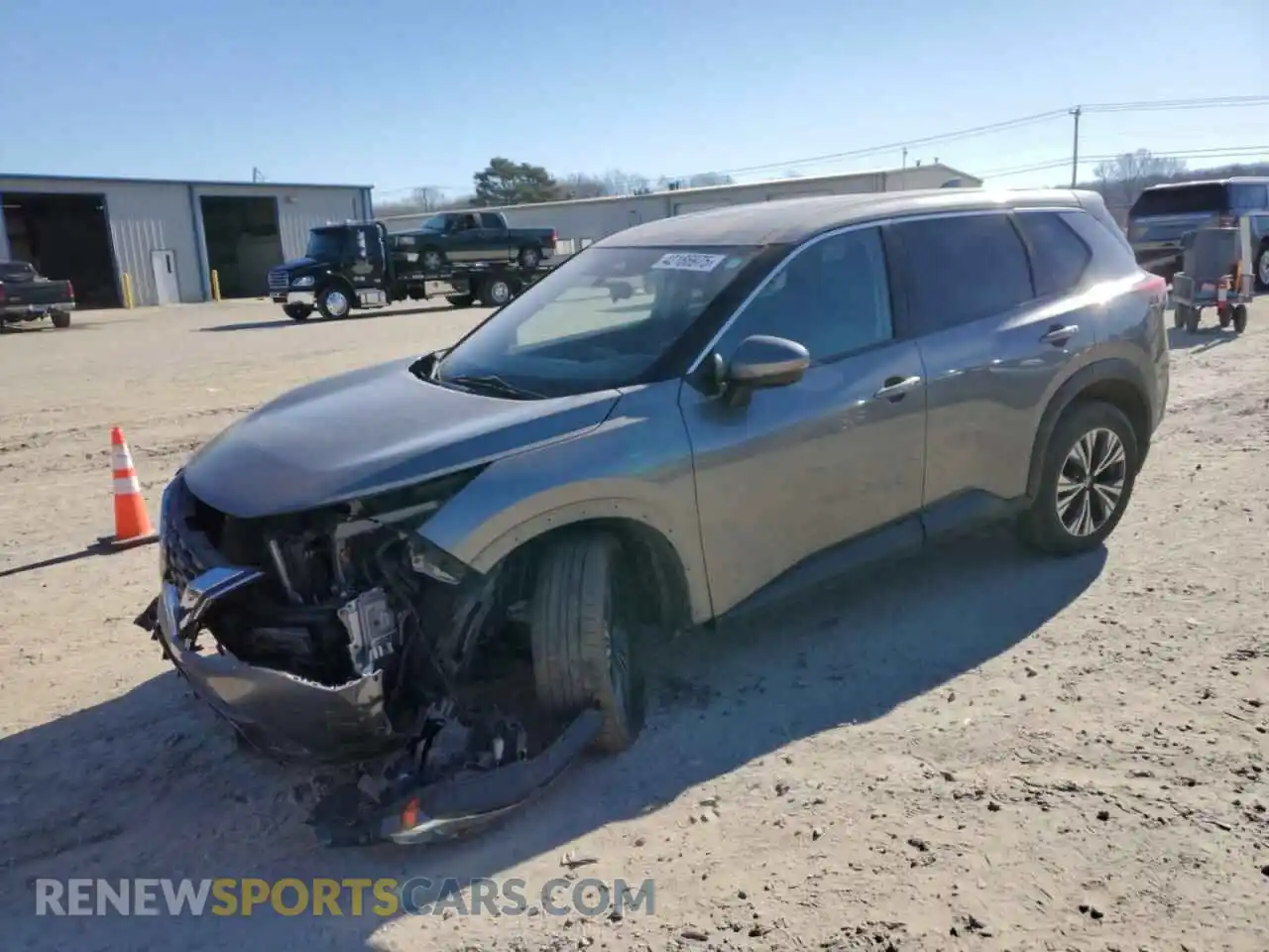 1 Photograph of a damaged car JN8AT3BA5MW009299 NISSAN ROGUE 2021