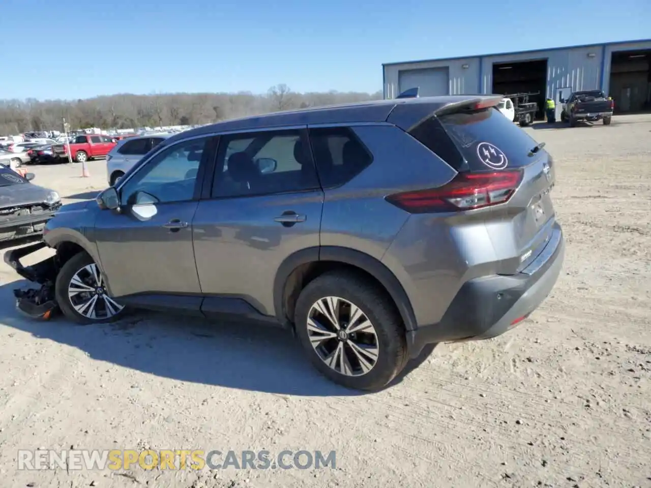 2 Photograph of a damaged car JN8AT3BA5MW009299 NISSAN ROGUE 2021