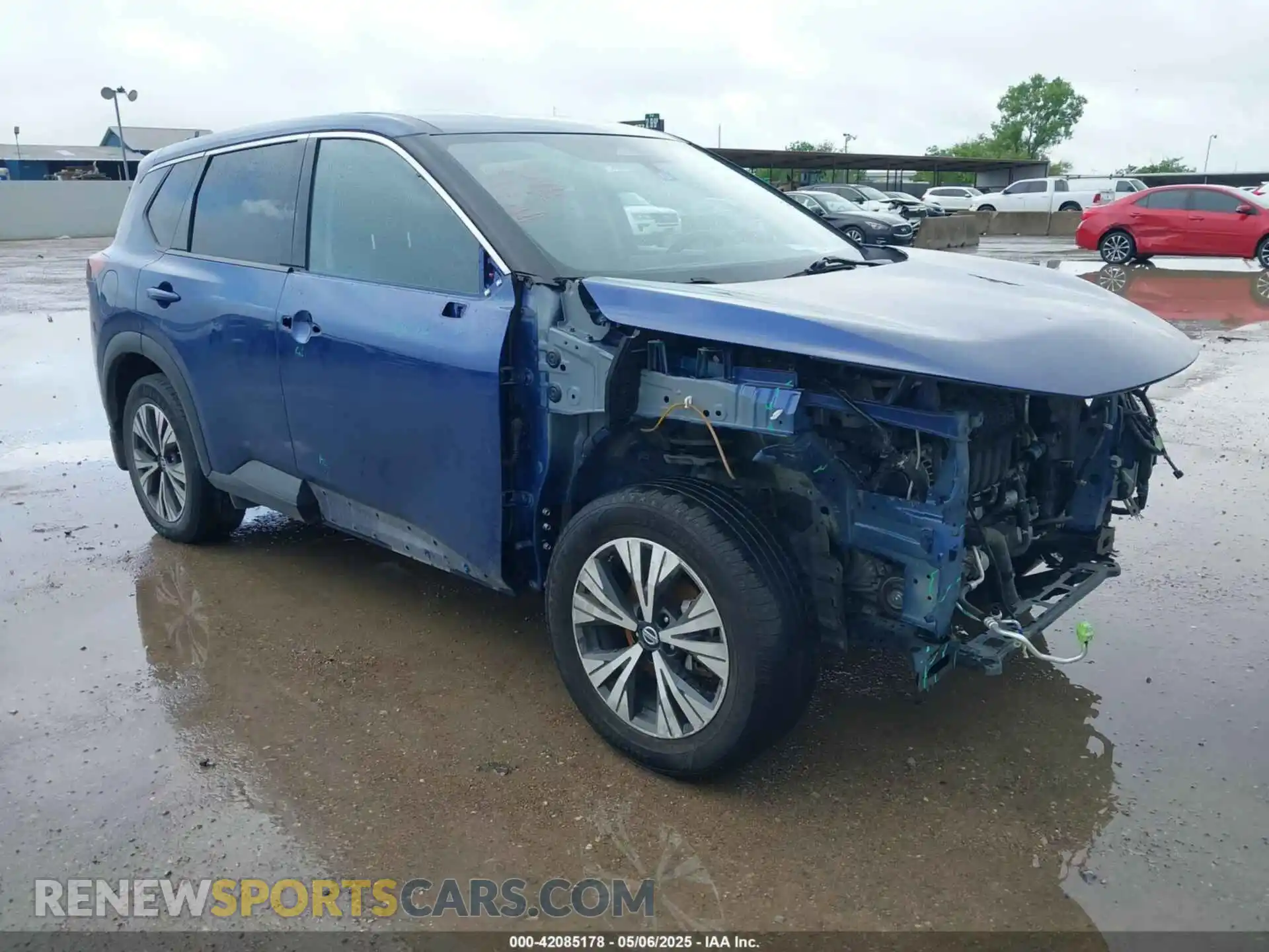 1 Photograph of a damaged car JN8AT3BA5MW010629 NISSAN ROGUE 2021