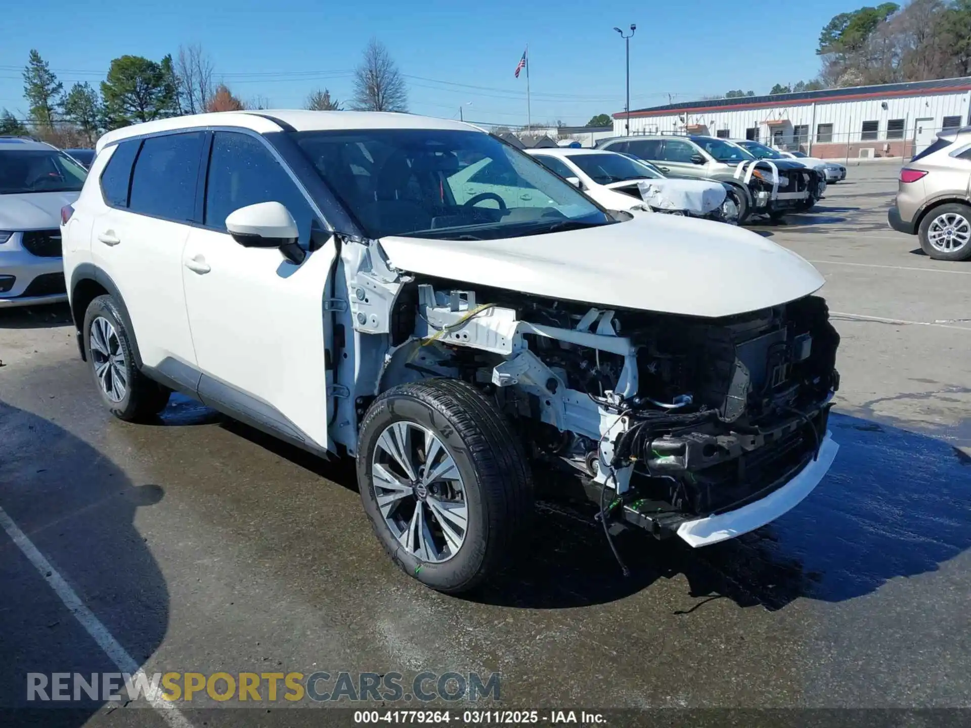 1 Photograph of a damaged car JN8AT3BA5MW015345 NISSAN ROGUE 2021