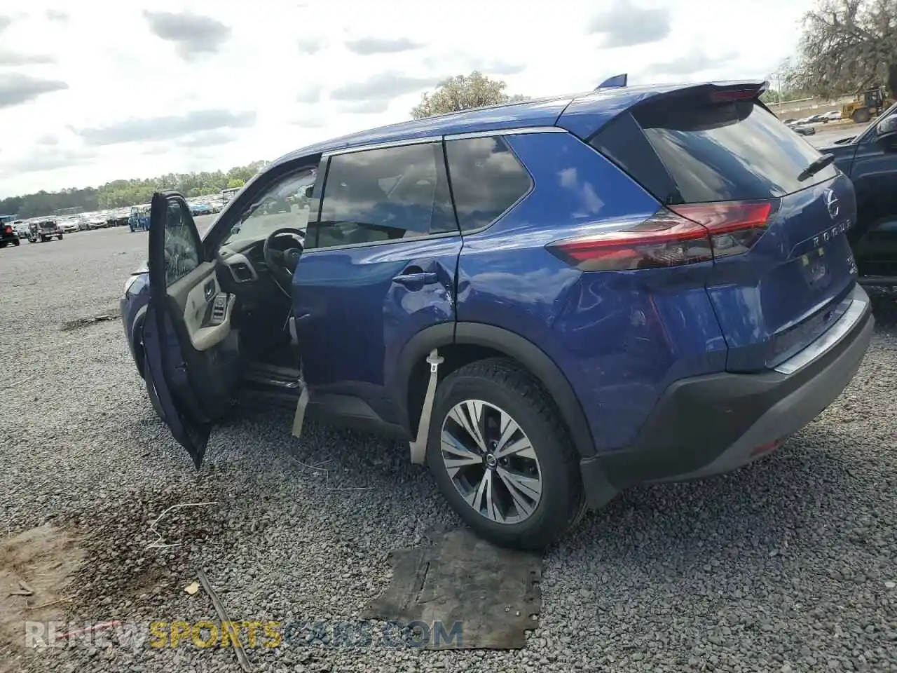 2 Photograph of a damaged car JN8AT3BA5MW024157 NISSAN ROGUE 2021