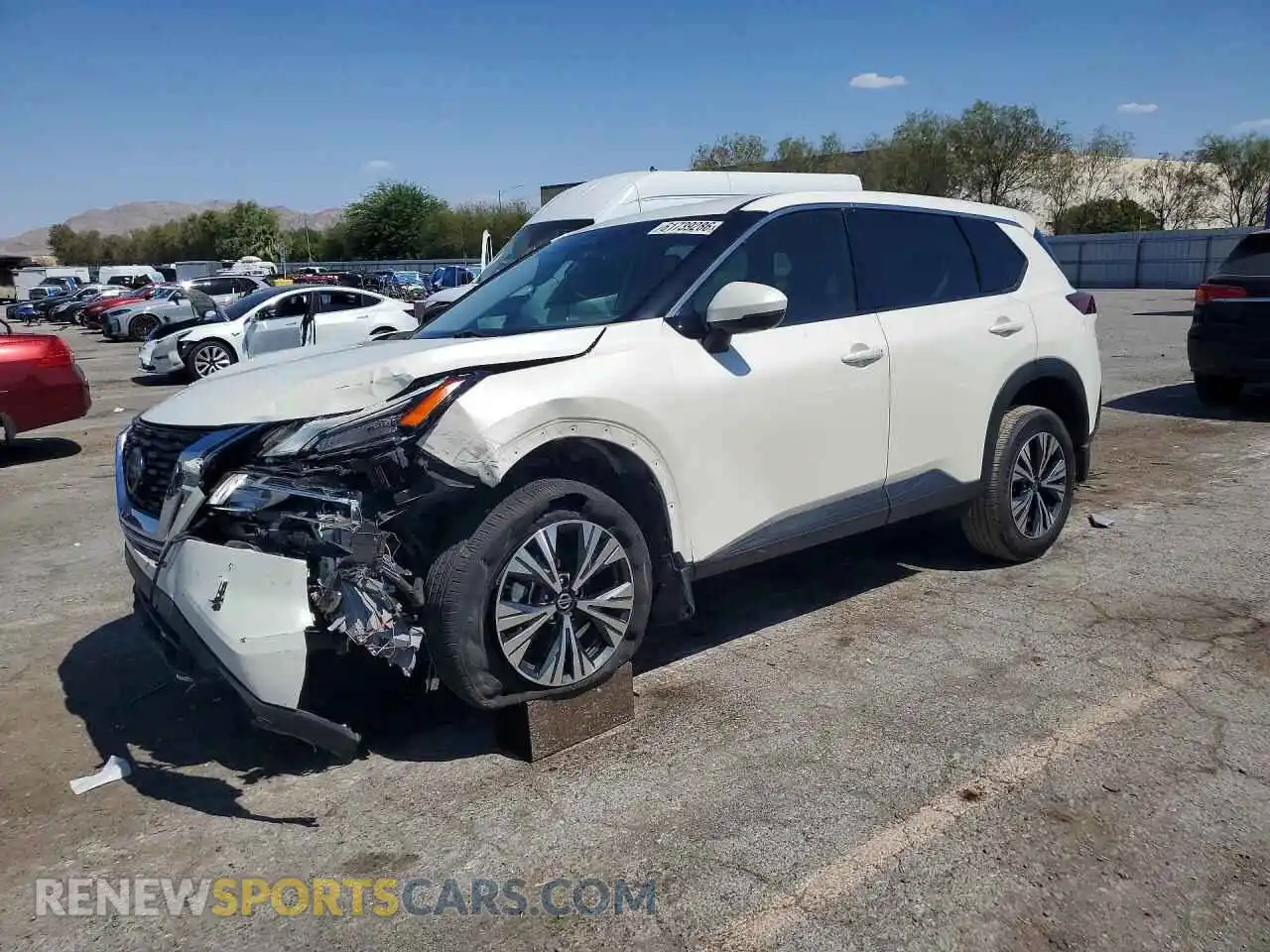 1 Photograph of a damaged car JN8AT3BA6MW006198 NISSAN ROGUE 2021