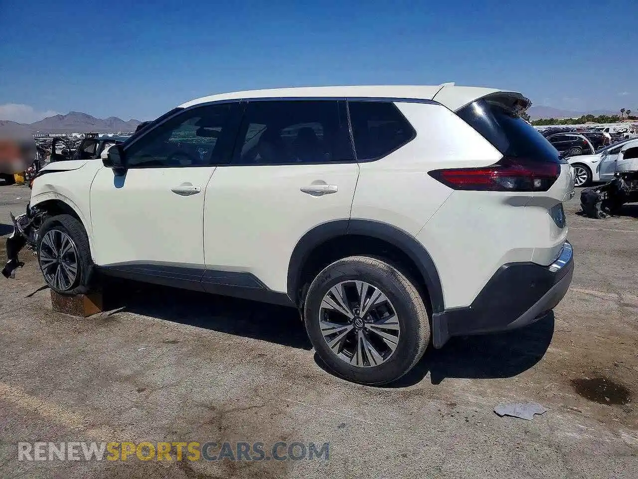 2 Photograph of a damaged car JN8AT3BA6MW006198 NISSAN ROGUE 2021