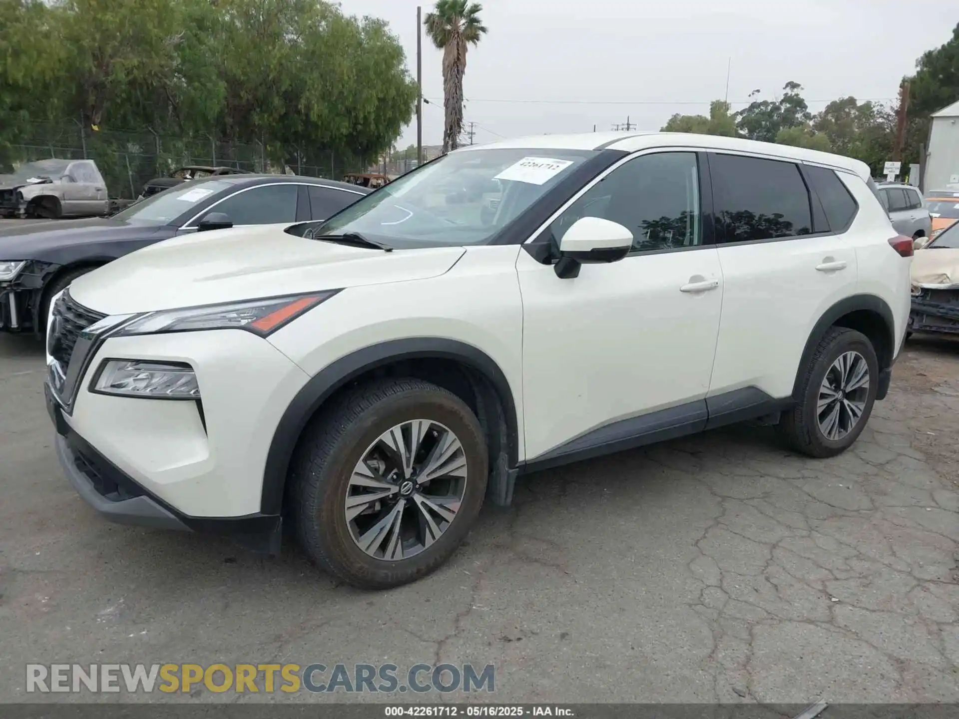 2 Photograph of a damaged car JN8AT3BA6MW011398 NISSAN ROGUE 2021