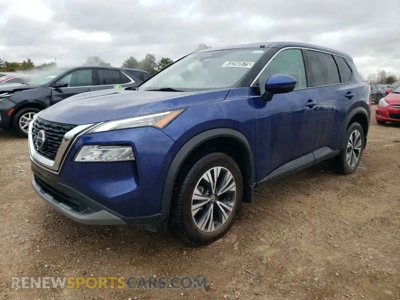 1 Photograph of a damaged car JN8AT3BA6MW021560 NISSAN ROGUE 2021