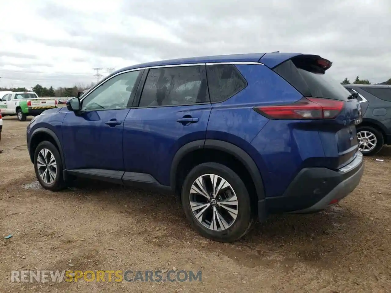 2 Photograph of a damaged car JN8AT3BA6MW021560 NISSAN ROGUE 2021